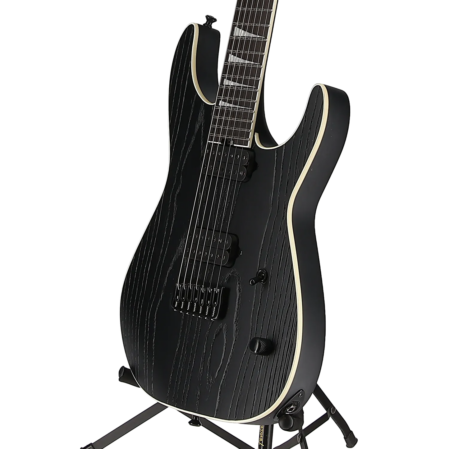 Jackson Pro Series Signature Jeff Loomis Soloist SL7 HT, Ebony Fingerboard, Black Ash (EG1) (01001)