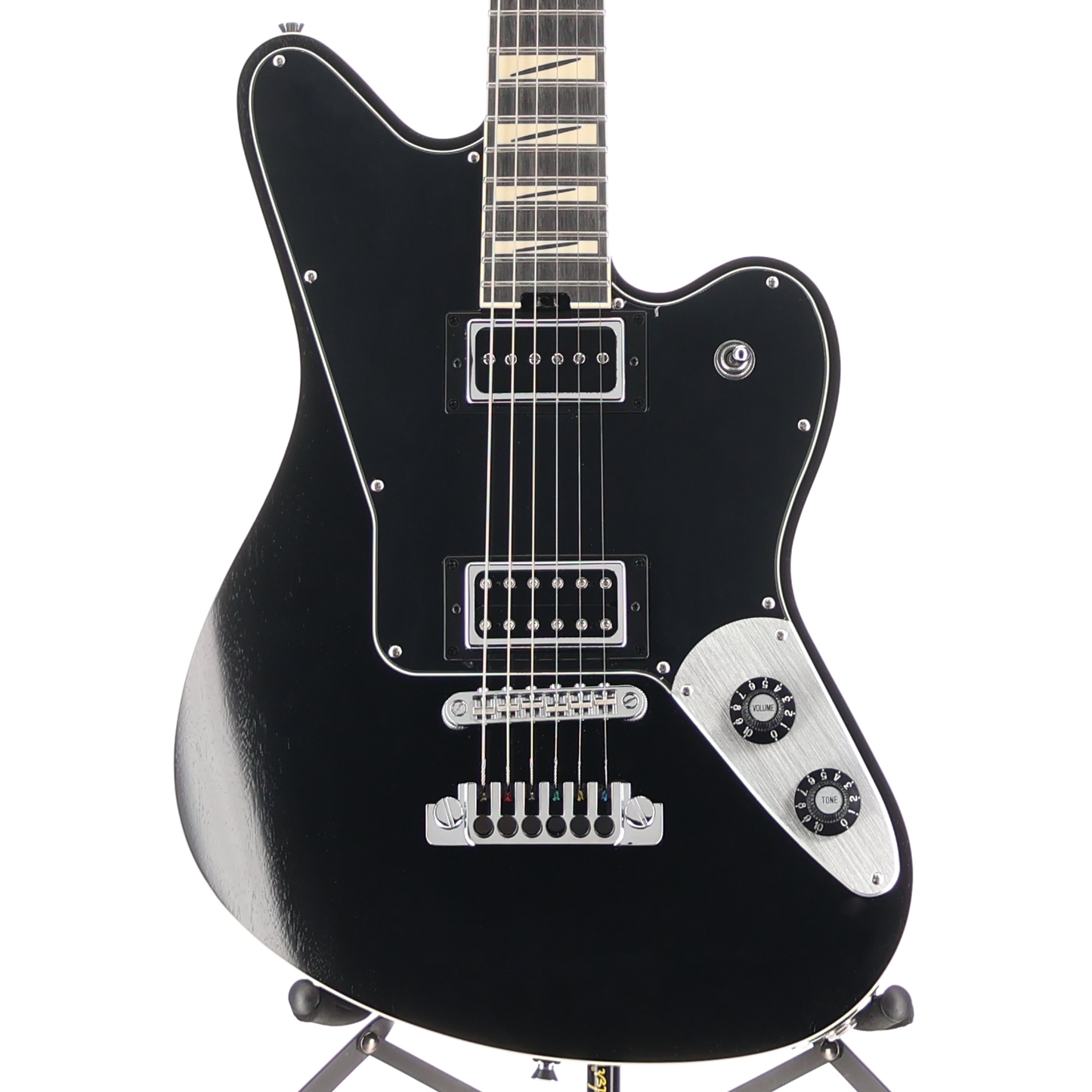 Jackson Pro Series Signature Lee Malia LM-87, Amaranth Fingerboard, Open Pore Black (G11) (01529)