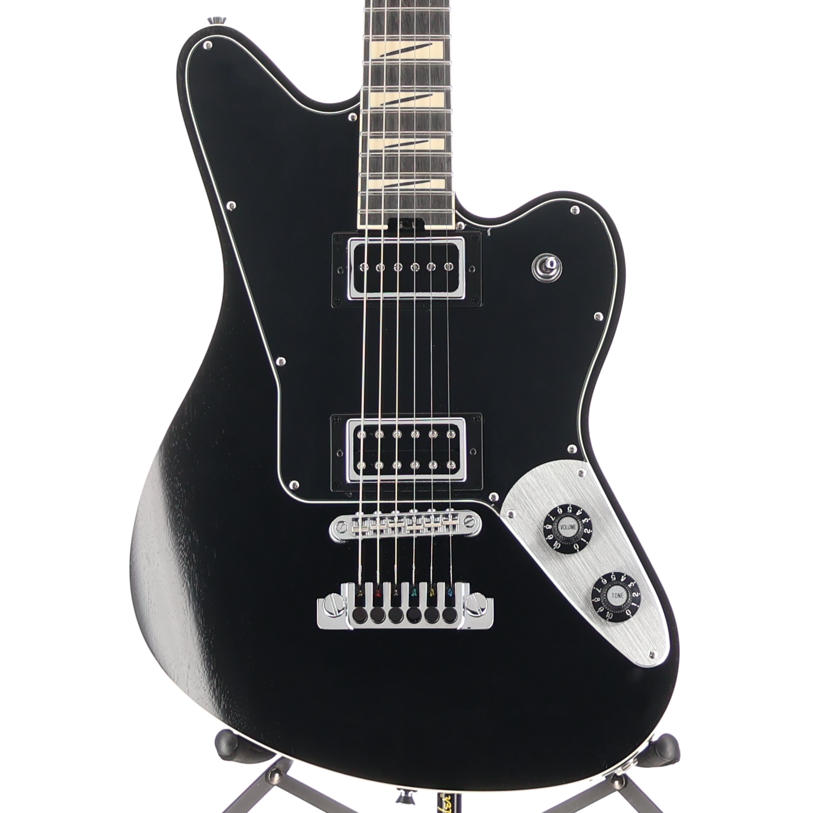 Jackson Pro Series Signature Lee Malia LM-87, Amaranth Fingerboard, Open Pore Black (G11) (01529)