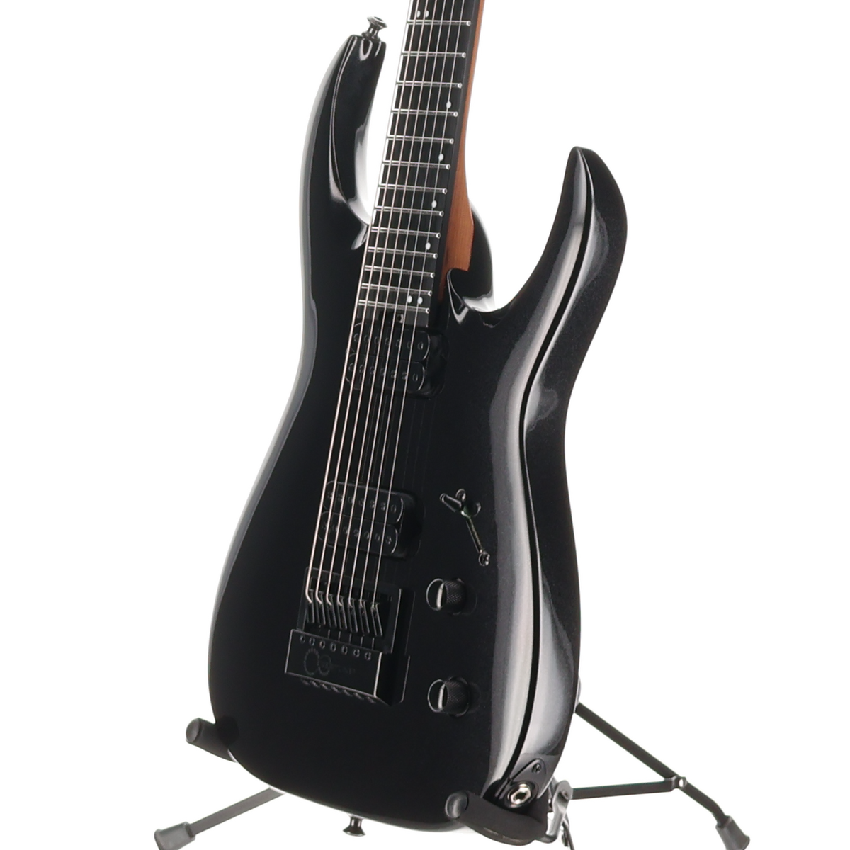 Jackson Pro Series Signature Misha Mansoor Juggernaut ET7, Ebony Fingerboard, Metallic Black (B10) (09178)
