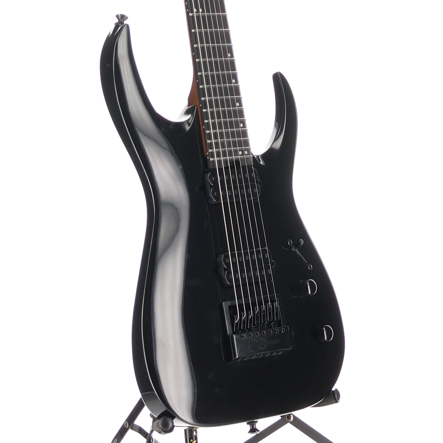 Jackson Pro Series Signature Misha Mansoor Juggernaut ET7, Ebony Fingerboard, Metallic Black (O6) (10472)