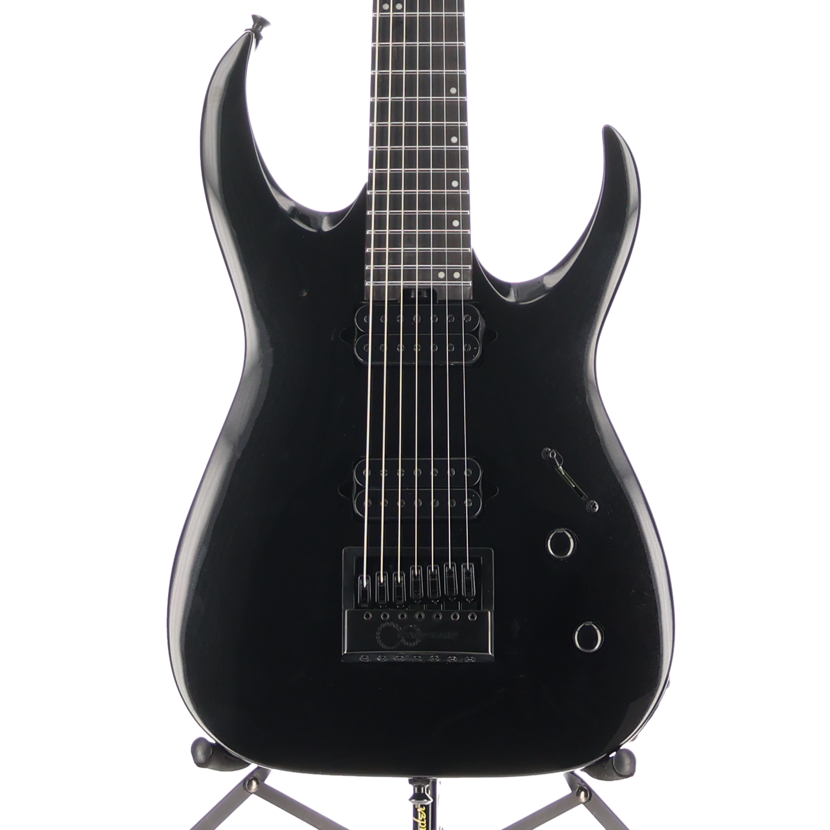 Jackson Pro Series Signature Misha Mansoor Juggernaut ET7, Ebony Fingerboard, Metallic Black (O6) (10472)