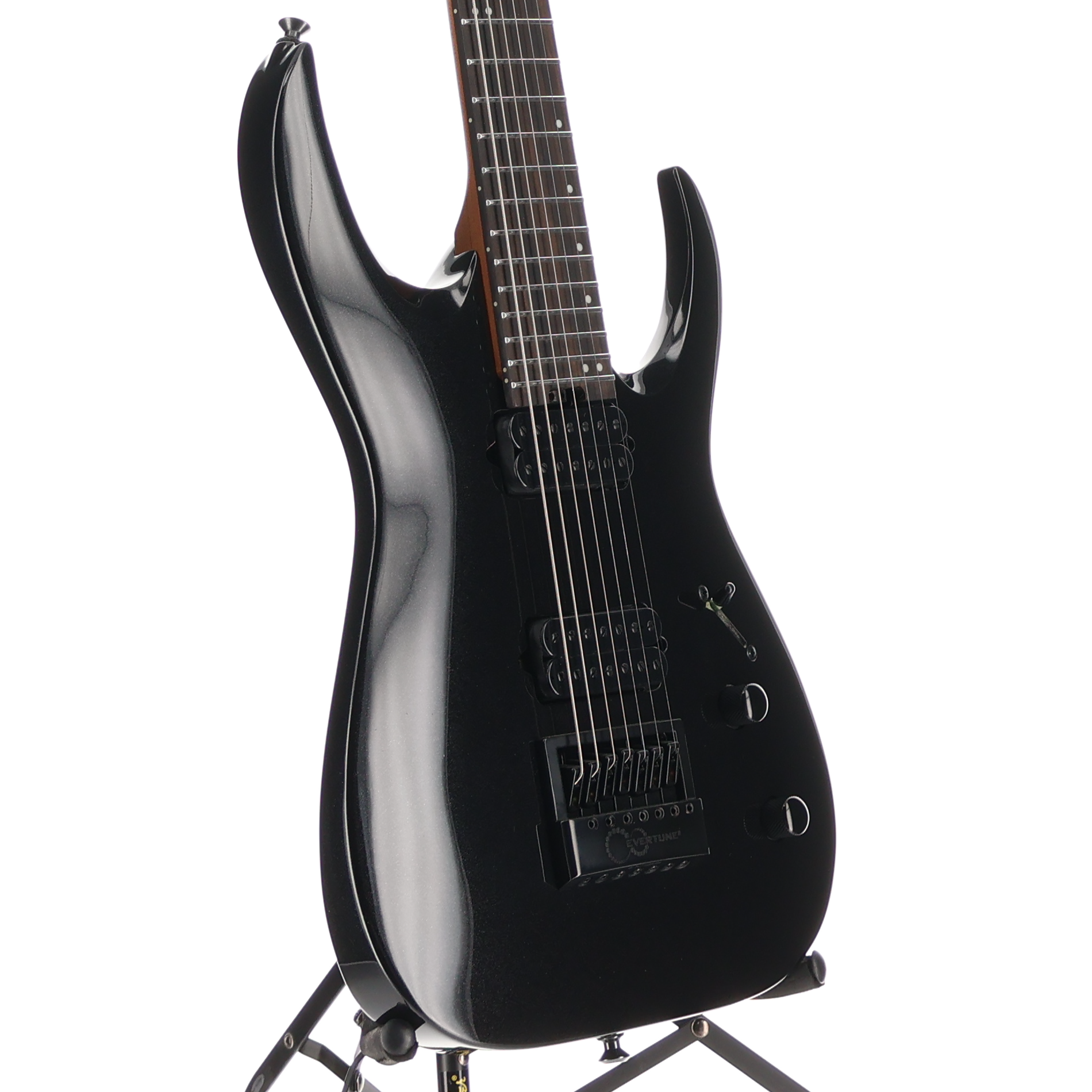 Jackson Pro Series Signature Misha Mansoor Juggernaut ET7, Ebony Fingerboard, Metallic Black (U12) (07722)