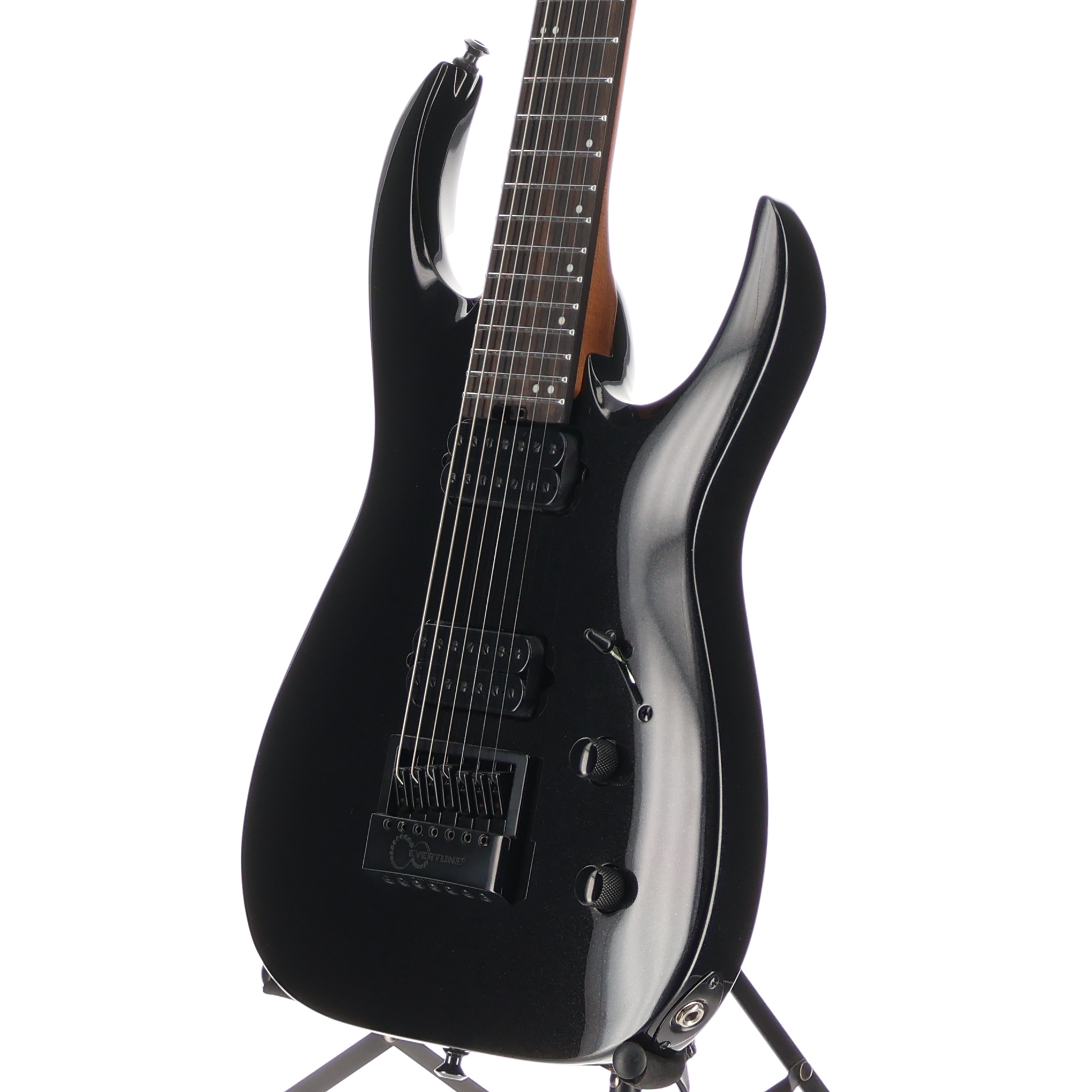 Jackson Pro Series Signature Misha Mansoor Juggernaut ET7, Ebony Fingerboard, Metallic Black (U12) (07722)