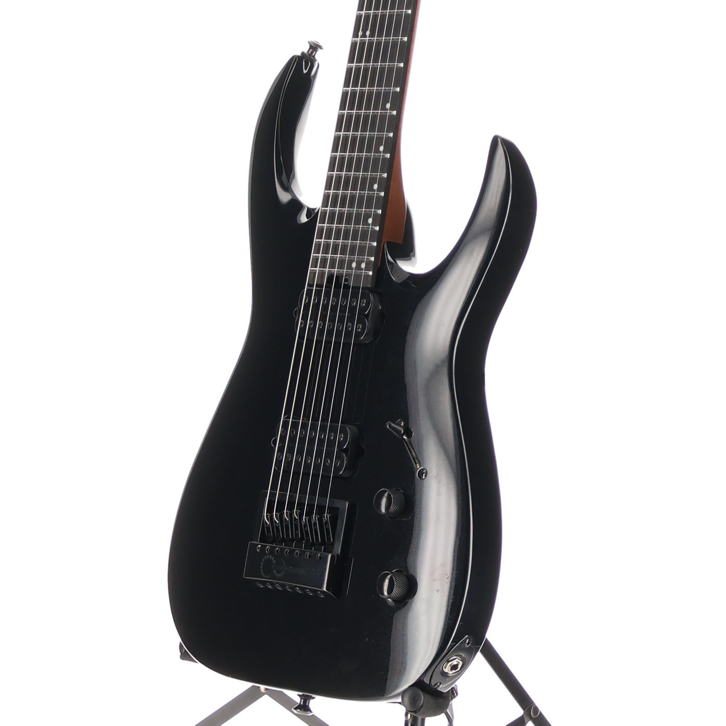 Jackson Pro Series Signature Misha Mansoor Juggernaut ET7, Metallic Black, Plays Great (SR) (11893)