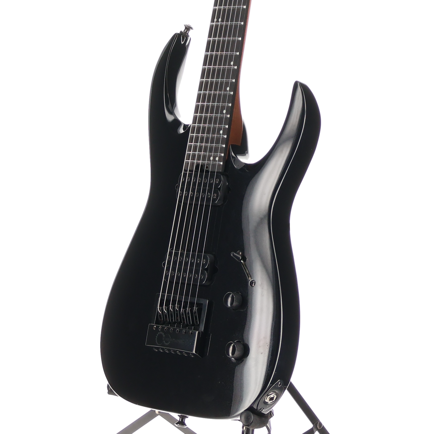 Jackson Pro Series Signature Misha Mansoor Juggernaut ET7, Metallic Black, Plays Great (SR) (11893)
