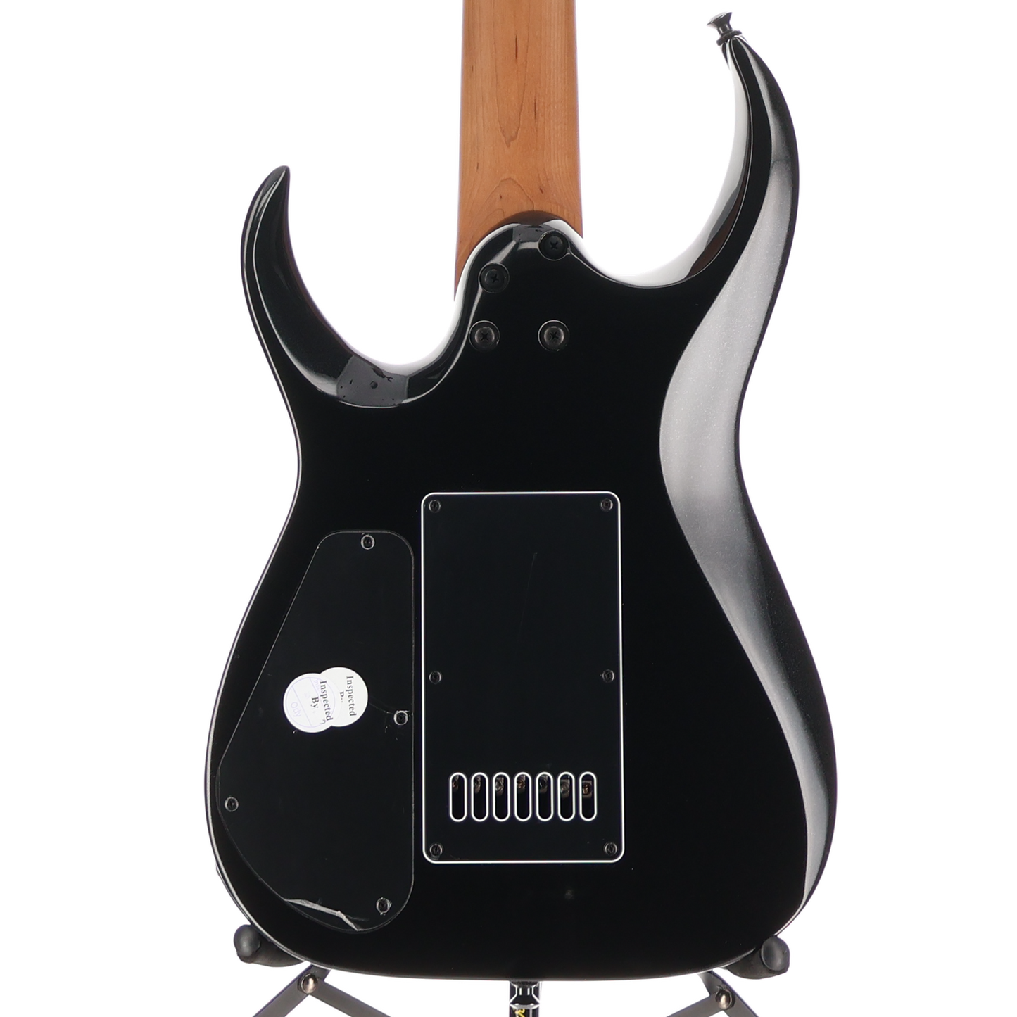 Jackson Pro Series Signature Misha Mansoor Juggernaut ET7, Metallic Black, Plays Great (U12) (07722)