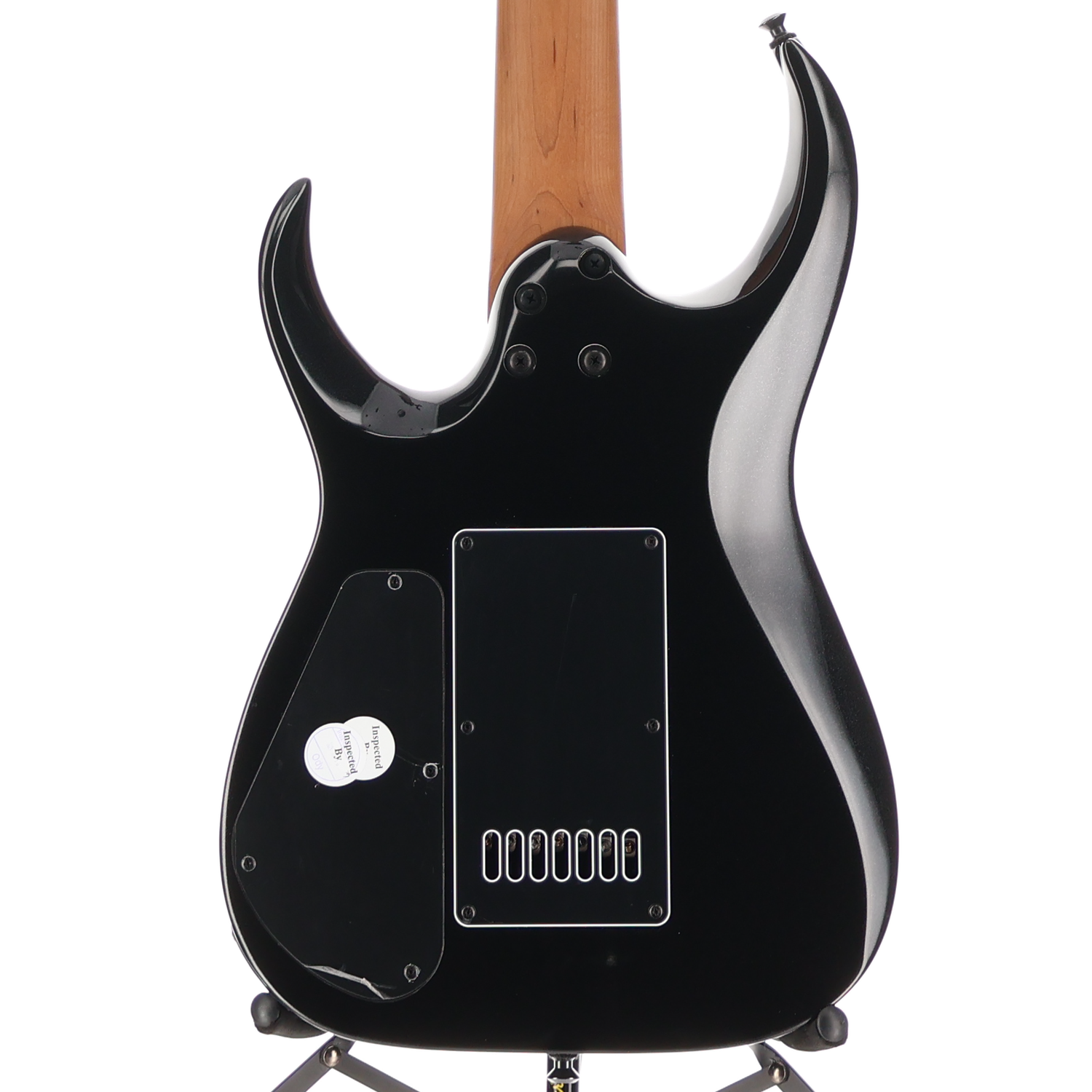 Jackson Pro Series Signature Misha Mansoor Juggernaut ET7, Metallic Black, Plays Great (U12) (07722)