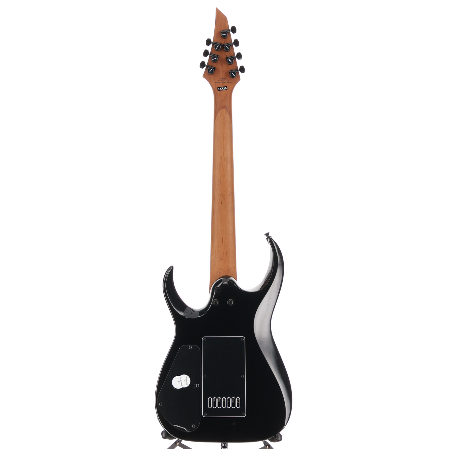 Jackson Pro Series Signature Misha Mansoor Juggernaut ET7, Metallic Black, Plays Great (U12) (07722)
