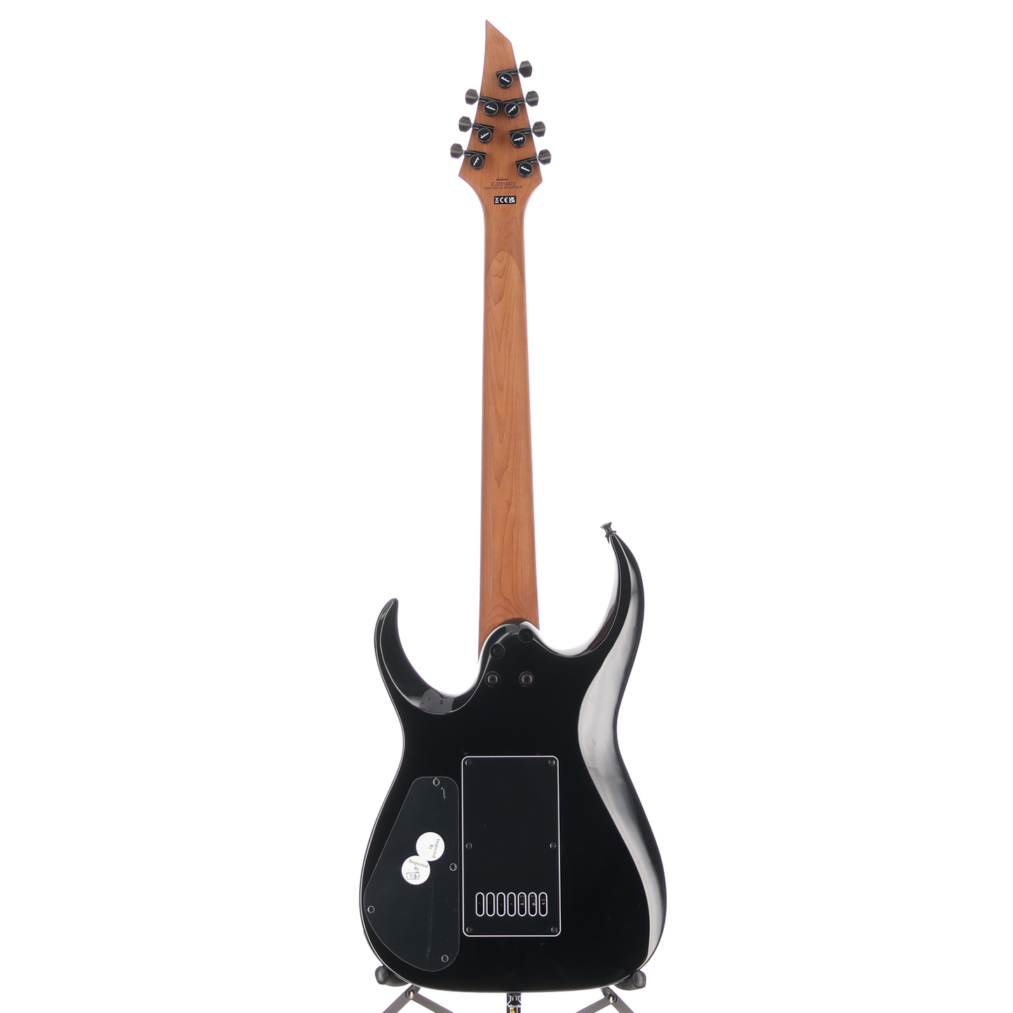 Jackson Pro Series Signature Misha Mansoor Juggernaut ET7, Metallic Black, Professional Setup (O13) (10472)