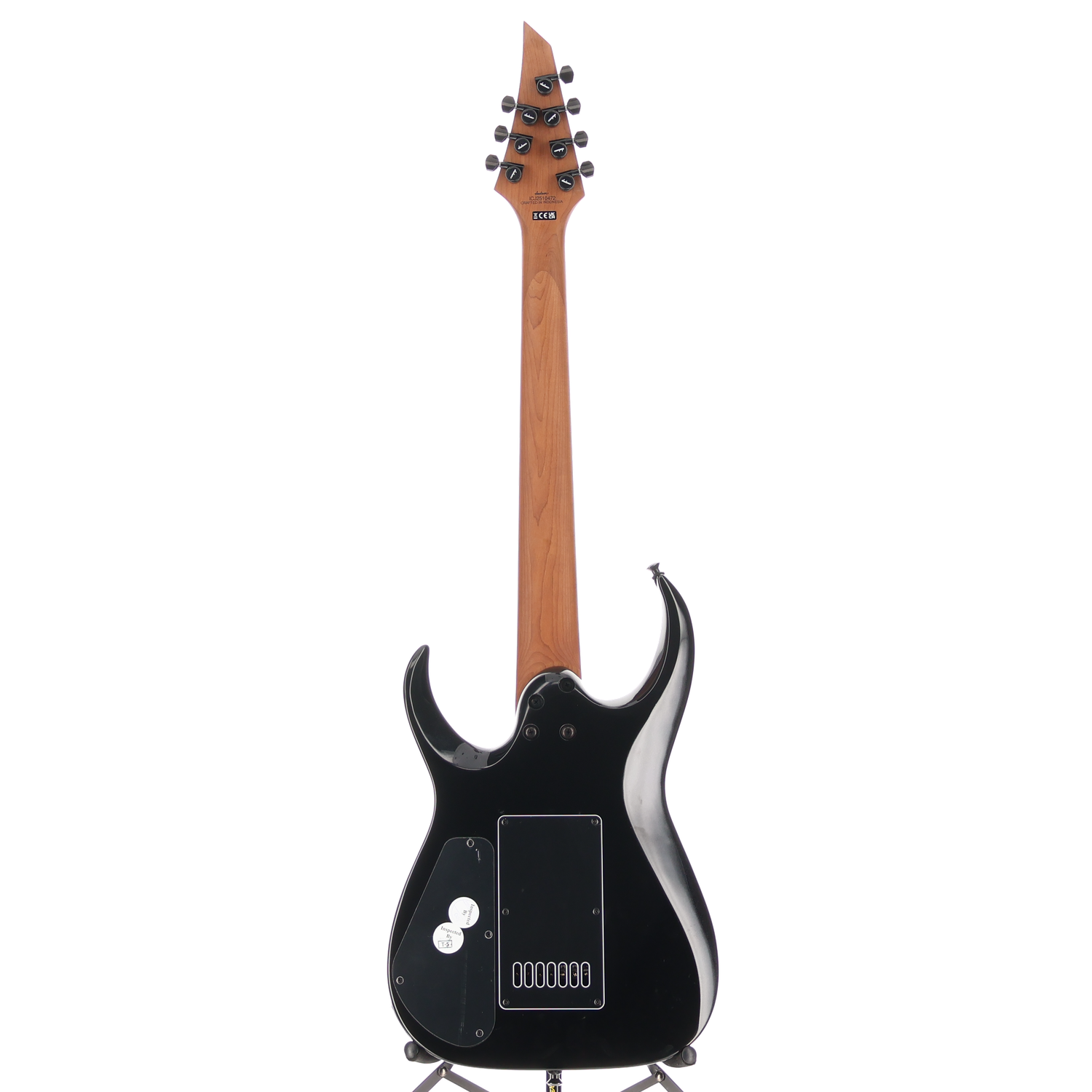 Jackson Pro Series Signature Misha Mansoor Juggernaut ET7, Metallic Black, Professional Setup (O13) (10472)