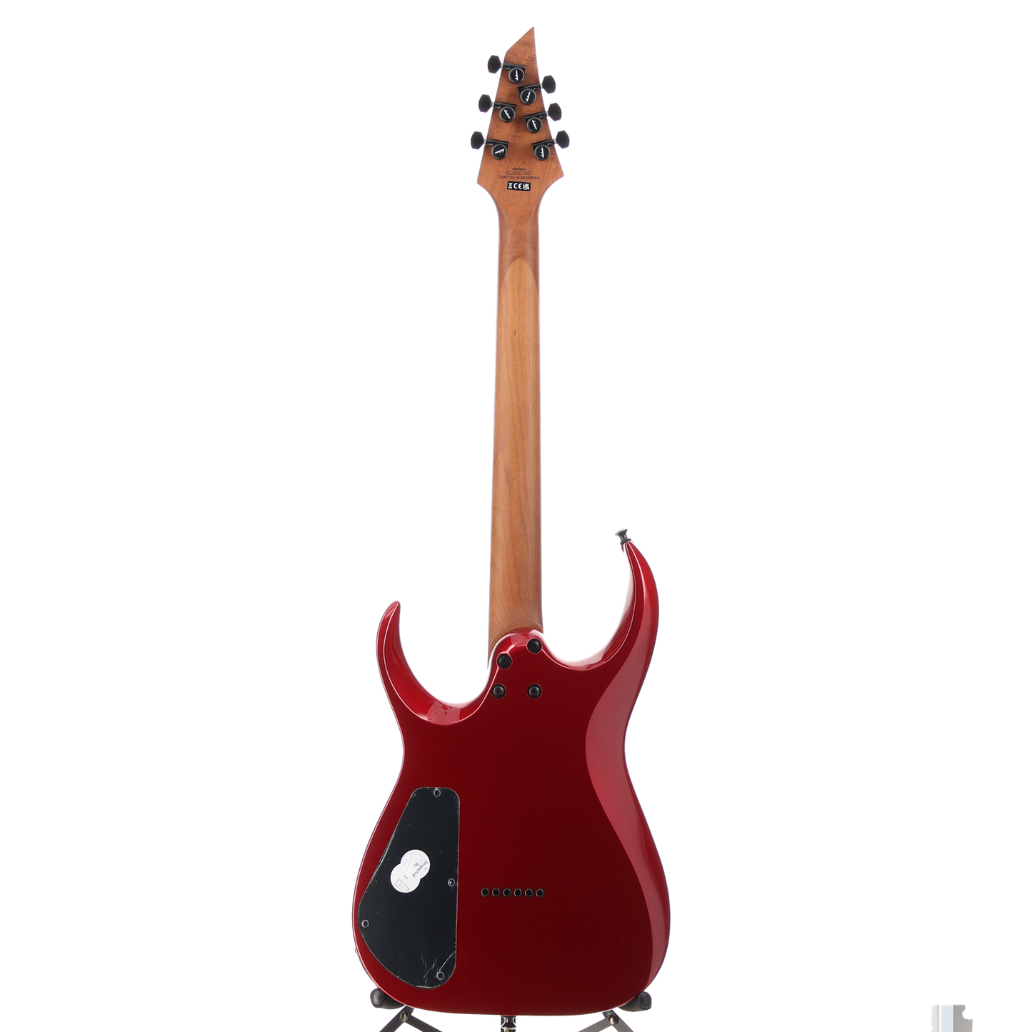 Jackson Pro Series Signature Misha Mansoor Juggernaut HT6, Ebony Fingerboard, Red Crystal (AA7) (07667)