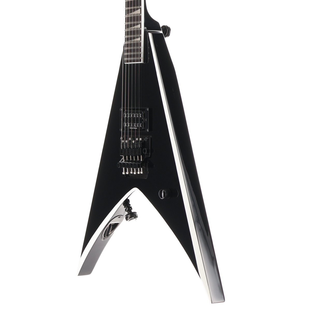 Jackson Pro Series Signature Wes Borland King V KV - Black With White Bevels (P1) (00066)