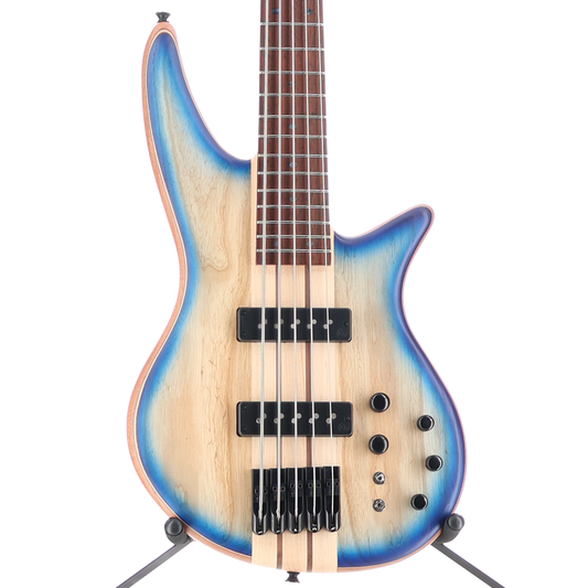 Jackson Pro Series Spectra Bass SBA V, Caramelized Jatoba Fingerboard, Blue Burst (Y8) (19622)