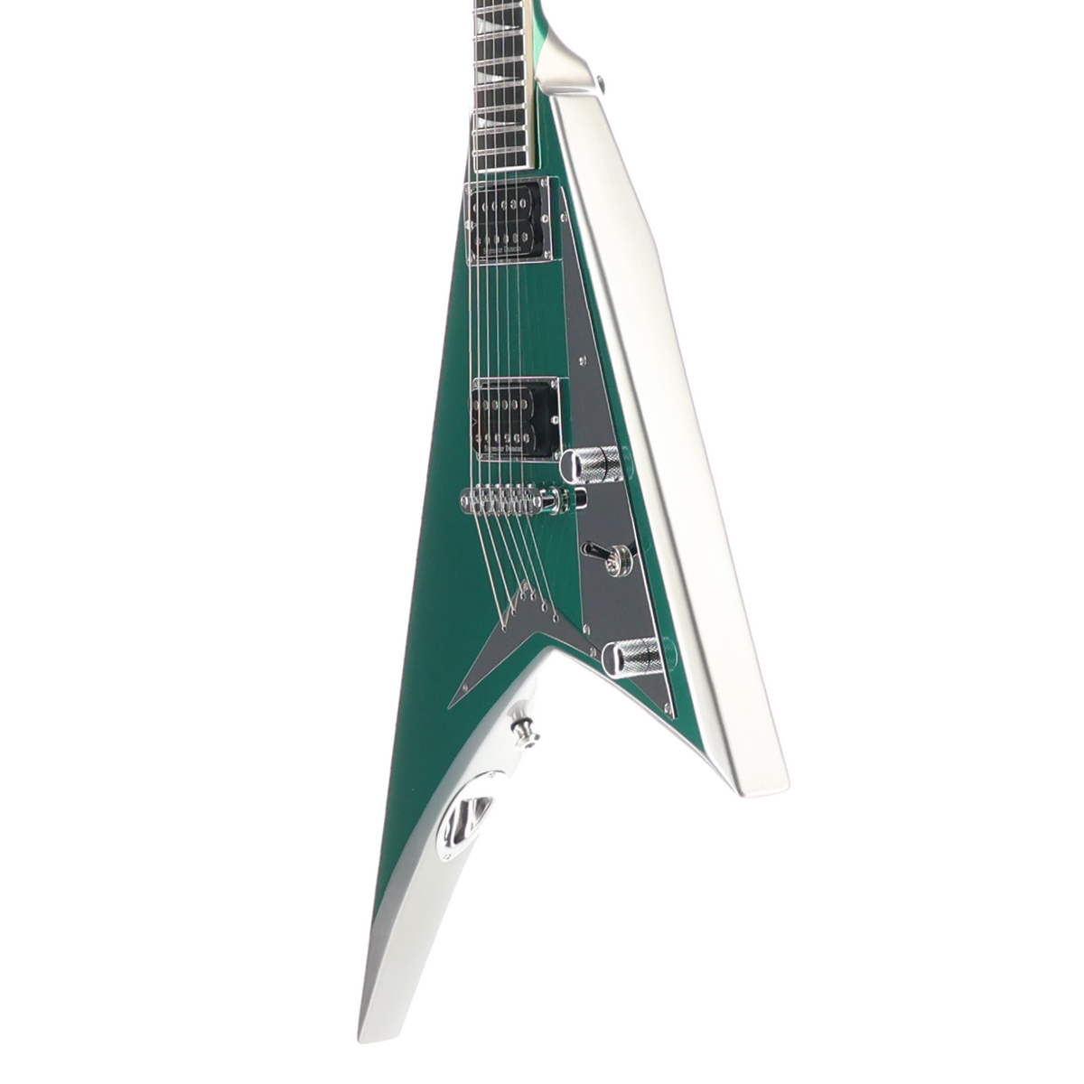 Jackson RRT5 Randy Rhoads V Custom Paint - Sherwood Green/ Silver (A5) (03025)