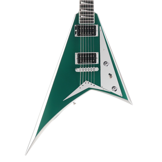 Jackson RRT5 Randy Rhoads V Custom Paint - Sherwood Green/ Silver (A5) (03025)