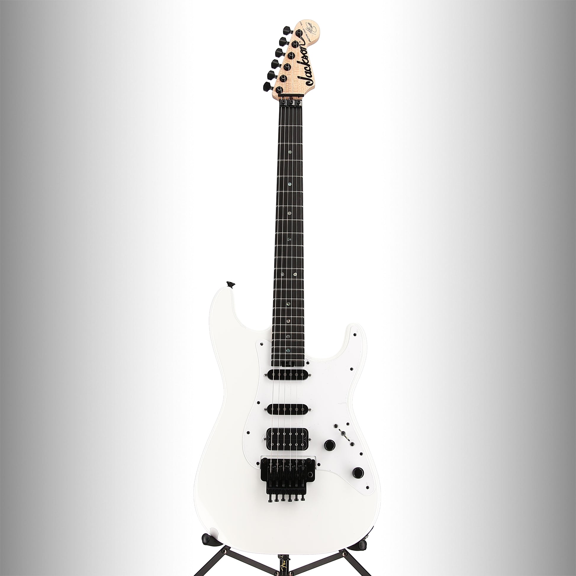 Jackson USA Signature Adrian Smith San Dimas SD, Ebony Fingerboard, Snow White (D6) (10496)