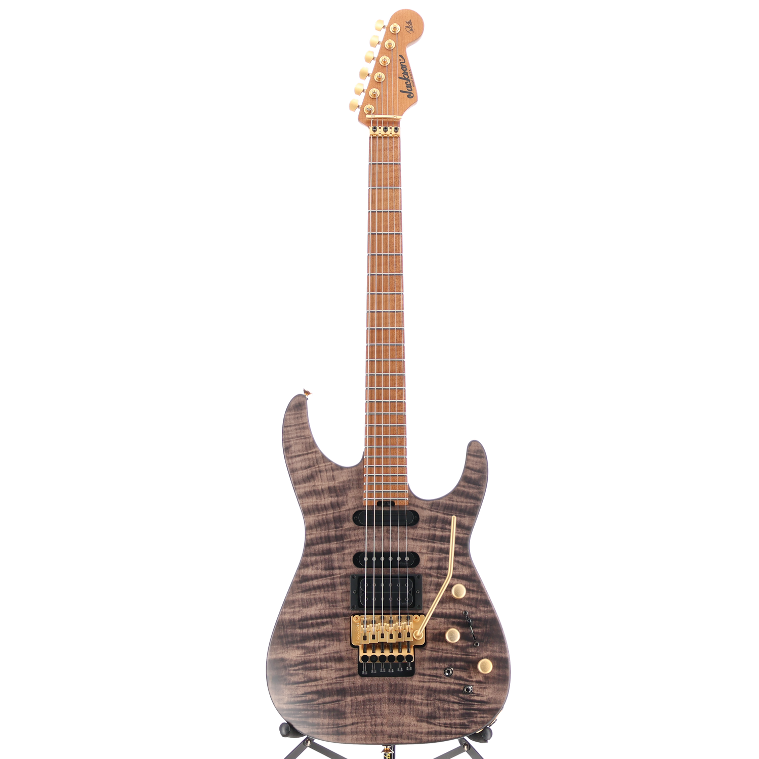 Jackson USA Signature Phil Collen PC1 Satin Stain, Satin Transparent Black, Premium Setup (RC3) (17629)