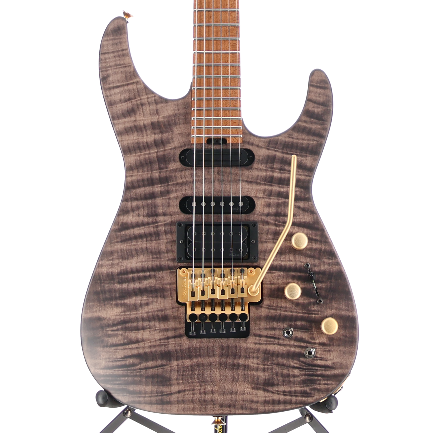Jackson USA Signature Phil Collen PC1 Satin Stain, Satin Transparent Black, Premium Setup (RC3) (17629)
