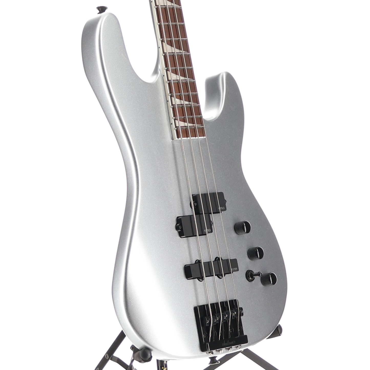 Jackson X Series Signature David Ellefson 30th Anniversary Concert Bass CBX IV, Laurel Fingerboard, Quicksilver (SR) (24395)