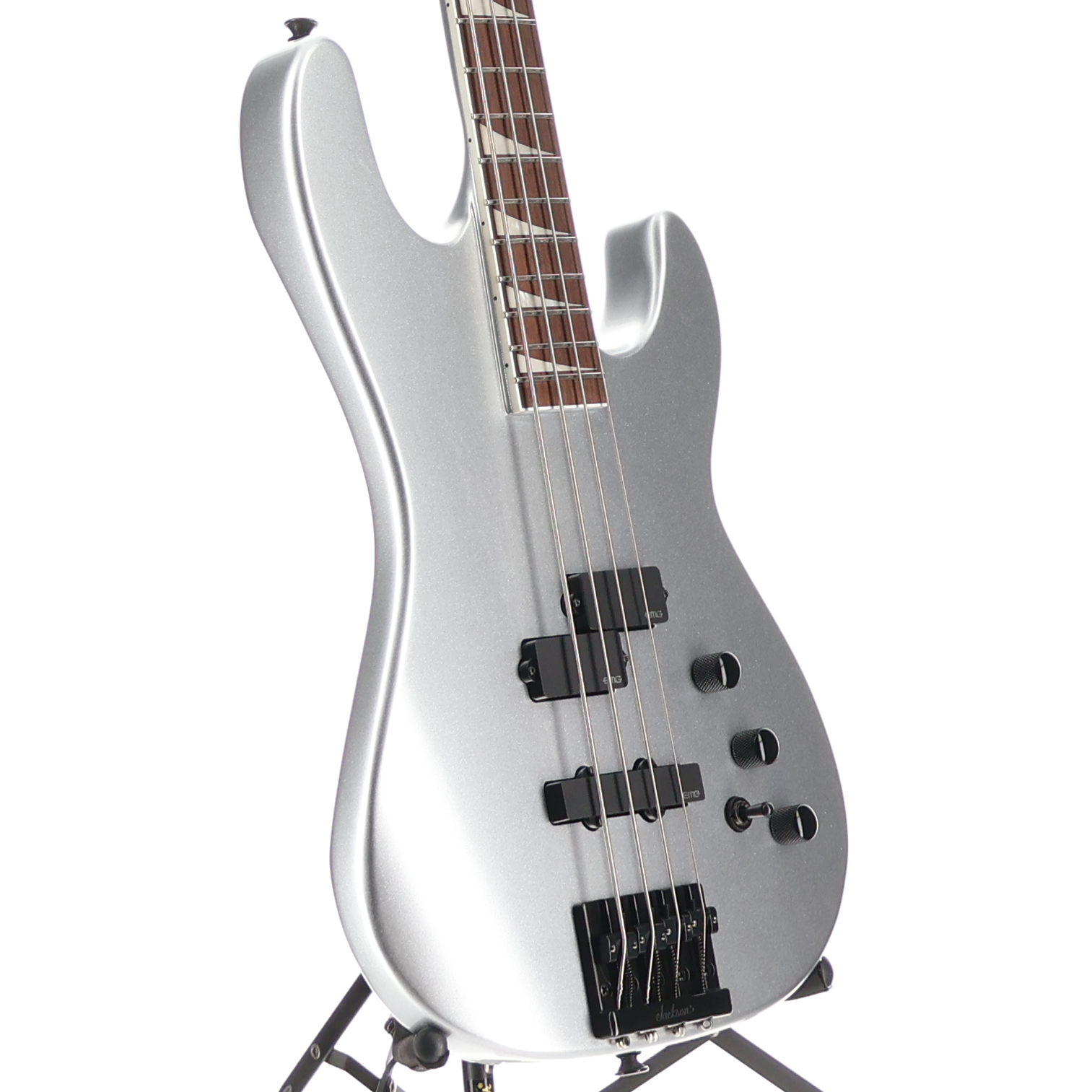 Jackson X Series Signature David Ellefson 30th Anniversary Concert Bass CBX IV, Laurel Fingerboard, Quicksilver (SR) (24395)