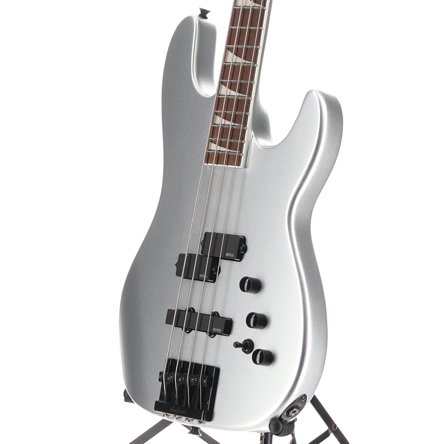 Jackson X Series Signature David Ellefson 30th Anniversary Concert Bass CBX IV, Laurel Fingerboard, Quicksilver (SR) (24395)