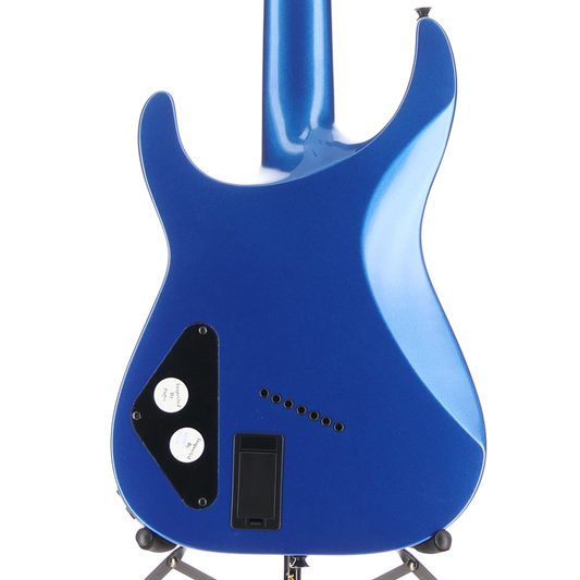 Jackson X Series Soloist Arch Top SLAT7 MS, Laurel Fingerboard, Metallic Blue, Pro Setup (A12) (43171)