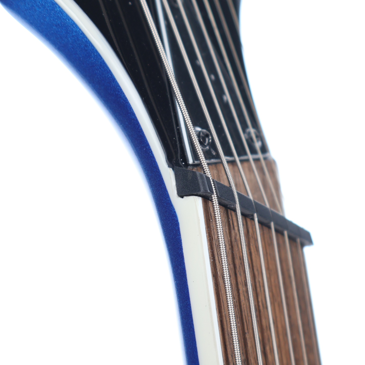 Jackson X Series Soloist Arch Top SLAT7 MS, Laurel Fingerboard, Metallic Blue, Pro Setup (A12) (43171)