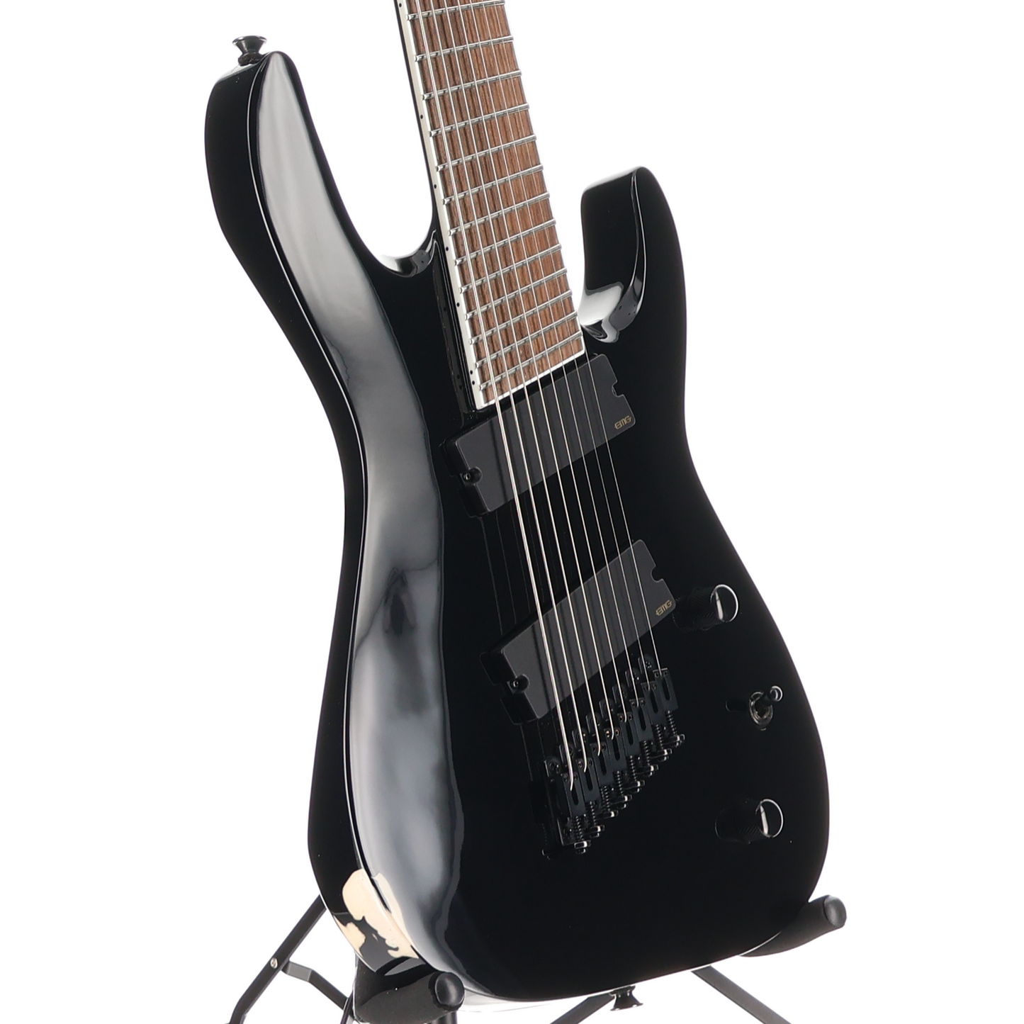 Jackson X Series Soloist Arch Top SLAT8 MS, Multi-Scale, Gloss Black, Fully Tested (K1) (12485)