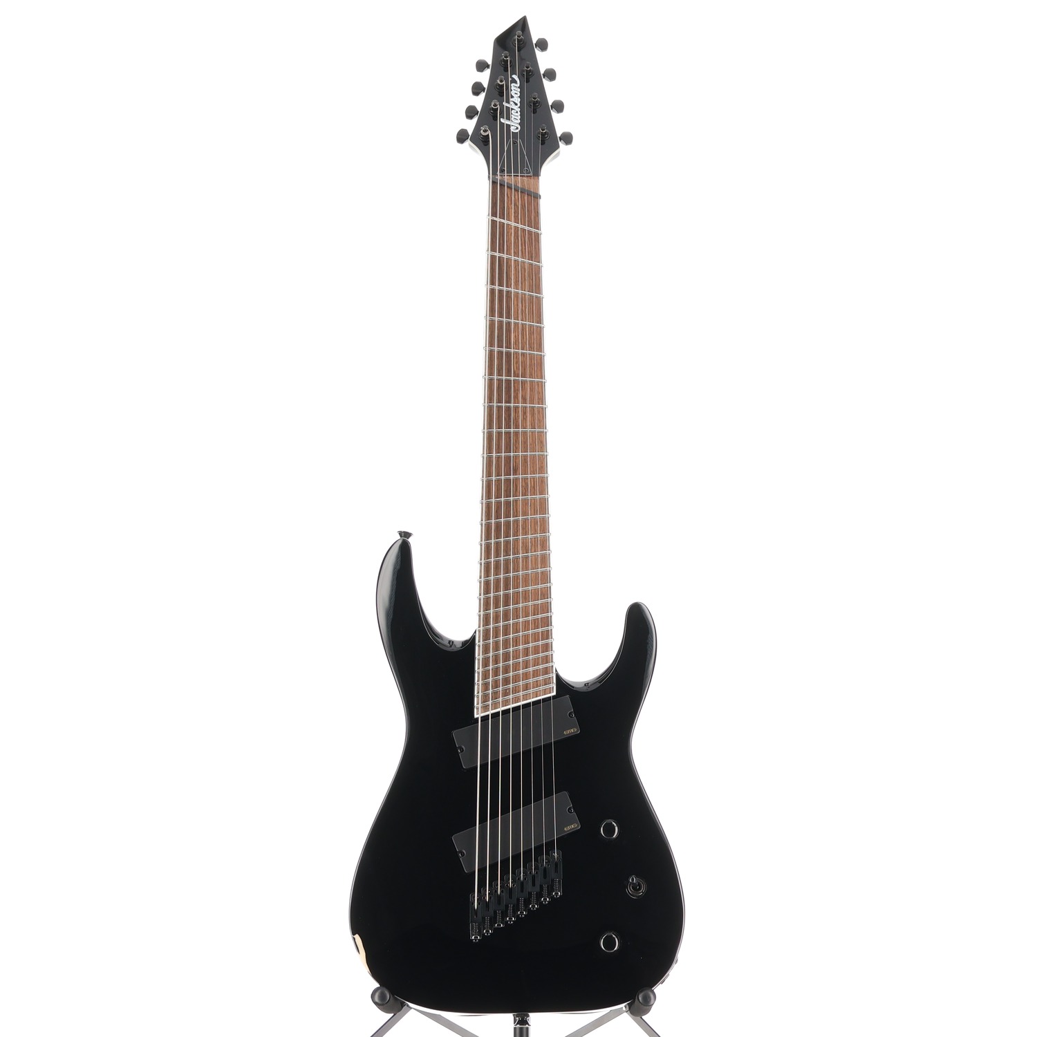 Jackson X Series Soloist Arch Top SLAT8 MS, Multi-Scale, Gloss Black, Fully Tested (K1) (12485)