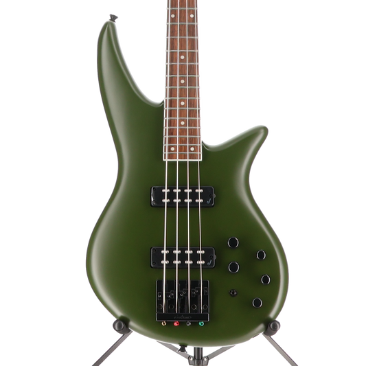 Jackson X Series Spectra Bass SBX IV, Laurel Fingerboard, Matte Army Drab (O4) (00801)