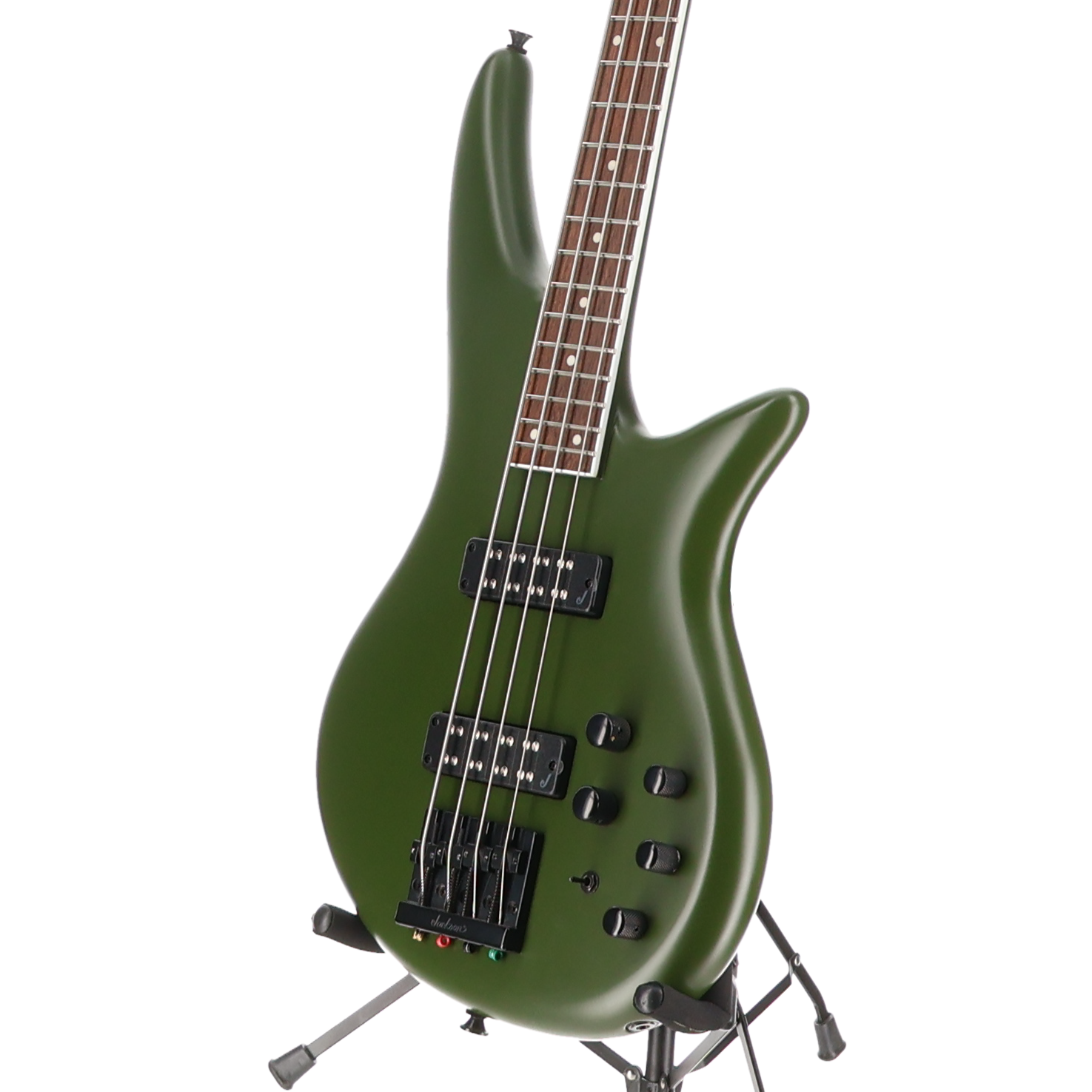 Jackson X Series Spectra Bass SBX IV, Laurel Fingerboard, Matte Army Drab (X7) (14192)