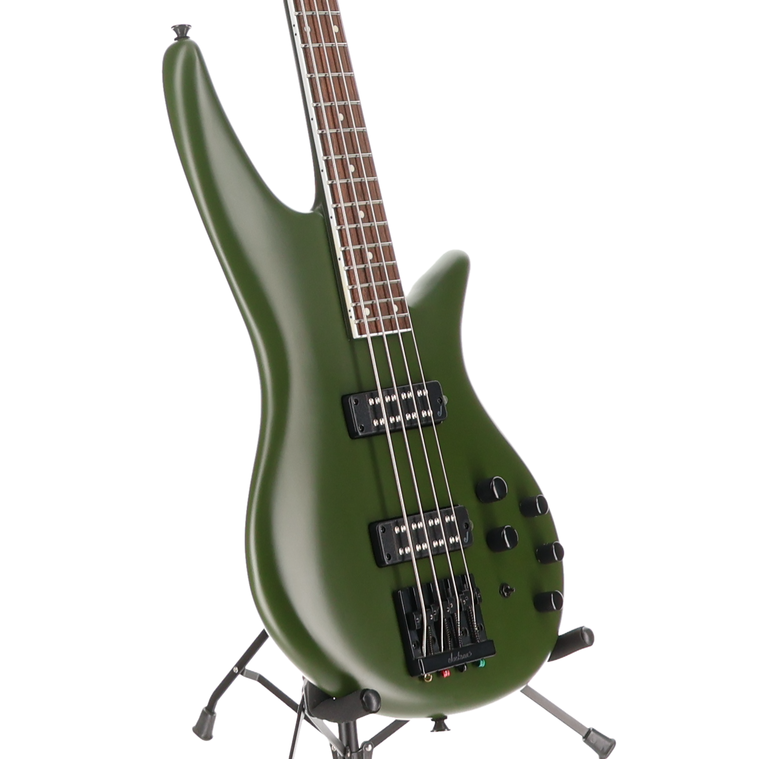 Jackson X Series Spectra Bass SBX IV, Laurel Fingerboard, Matte Army Drab (X7) (14192)