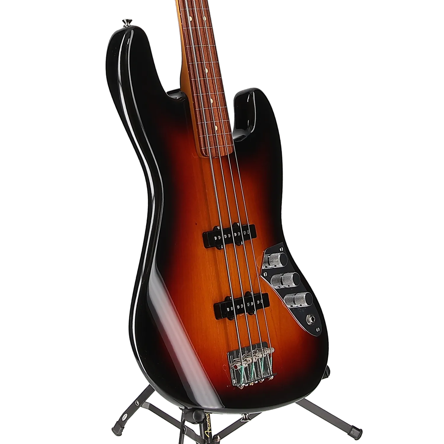 Jaco Pastorius Jazz Bass, Fretless, Pau Ferro Fingerboard, 3-Color Sunburst (EH2) (04231)