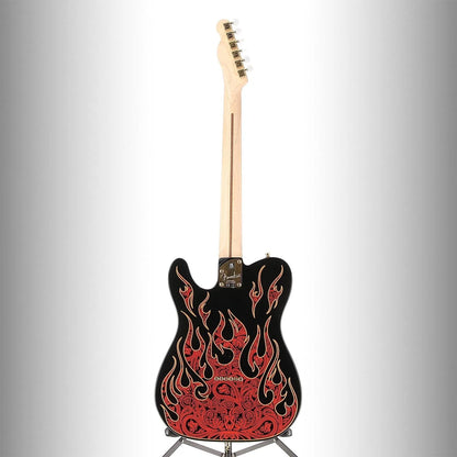 James Burton Telecaster, Maple Fingerboard, Red Paisley Flames (W6) (14469)