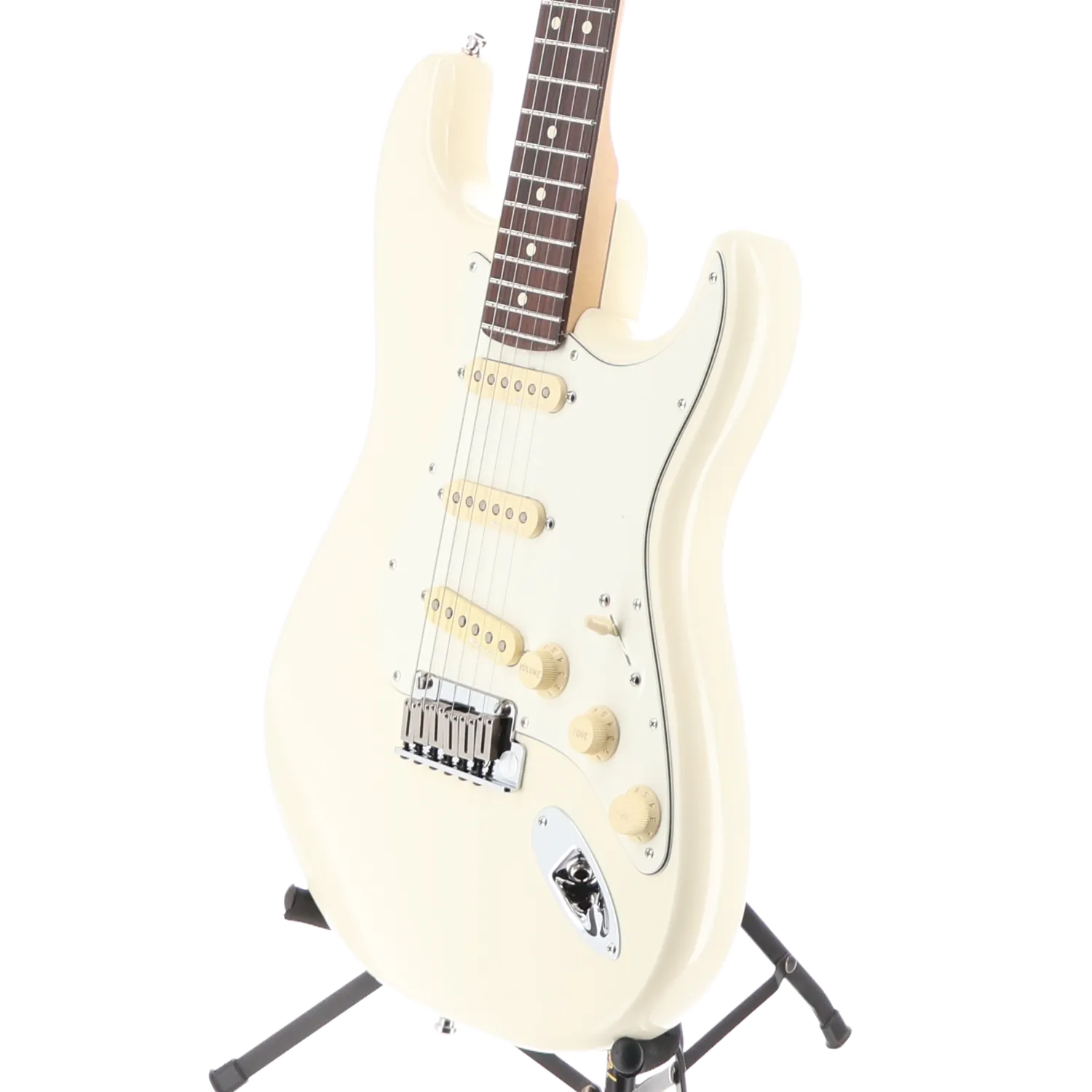 Jeff Beck Stratocaster, Rosewood Fingerboard, Olympic White (DD10) (70869)