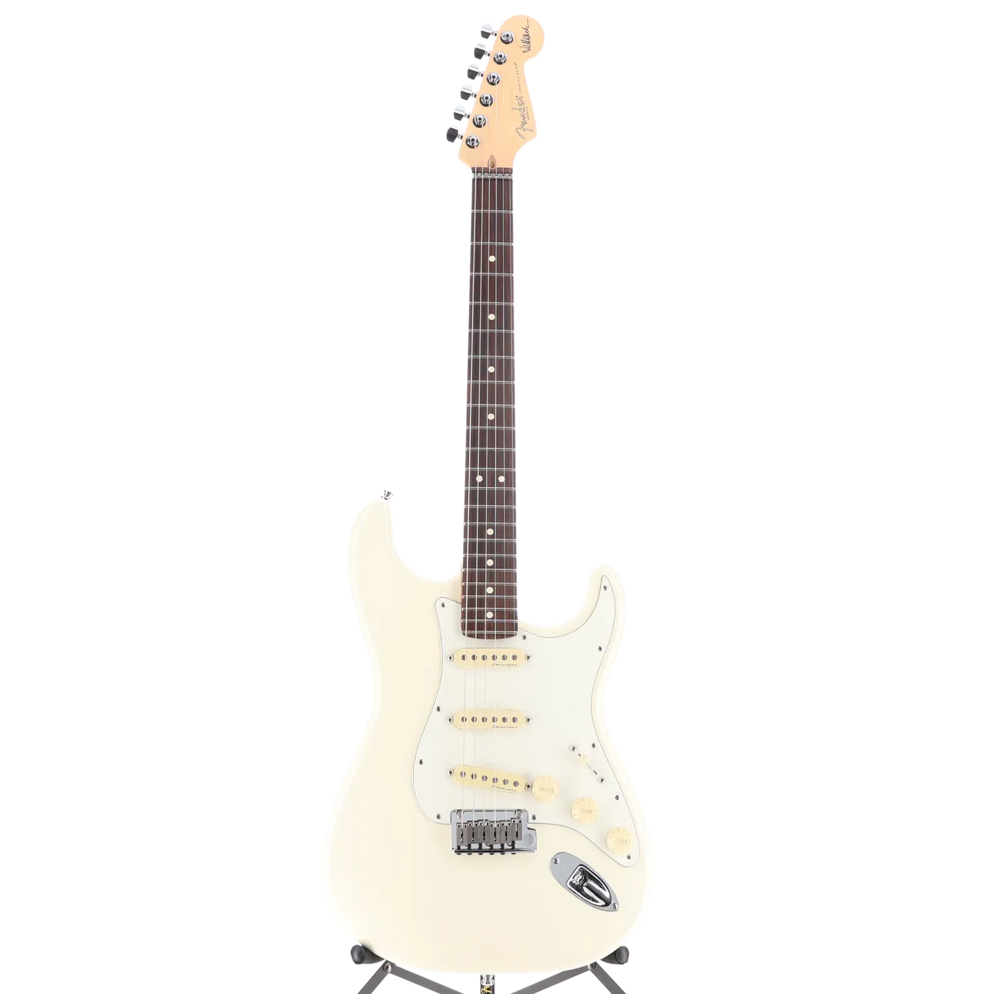 Jeff Beck Stratocaster, Rosewood Fingerboard, Olympic White (DD10) (70869)
