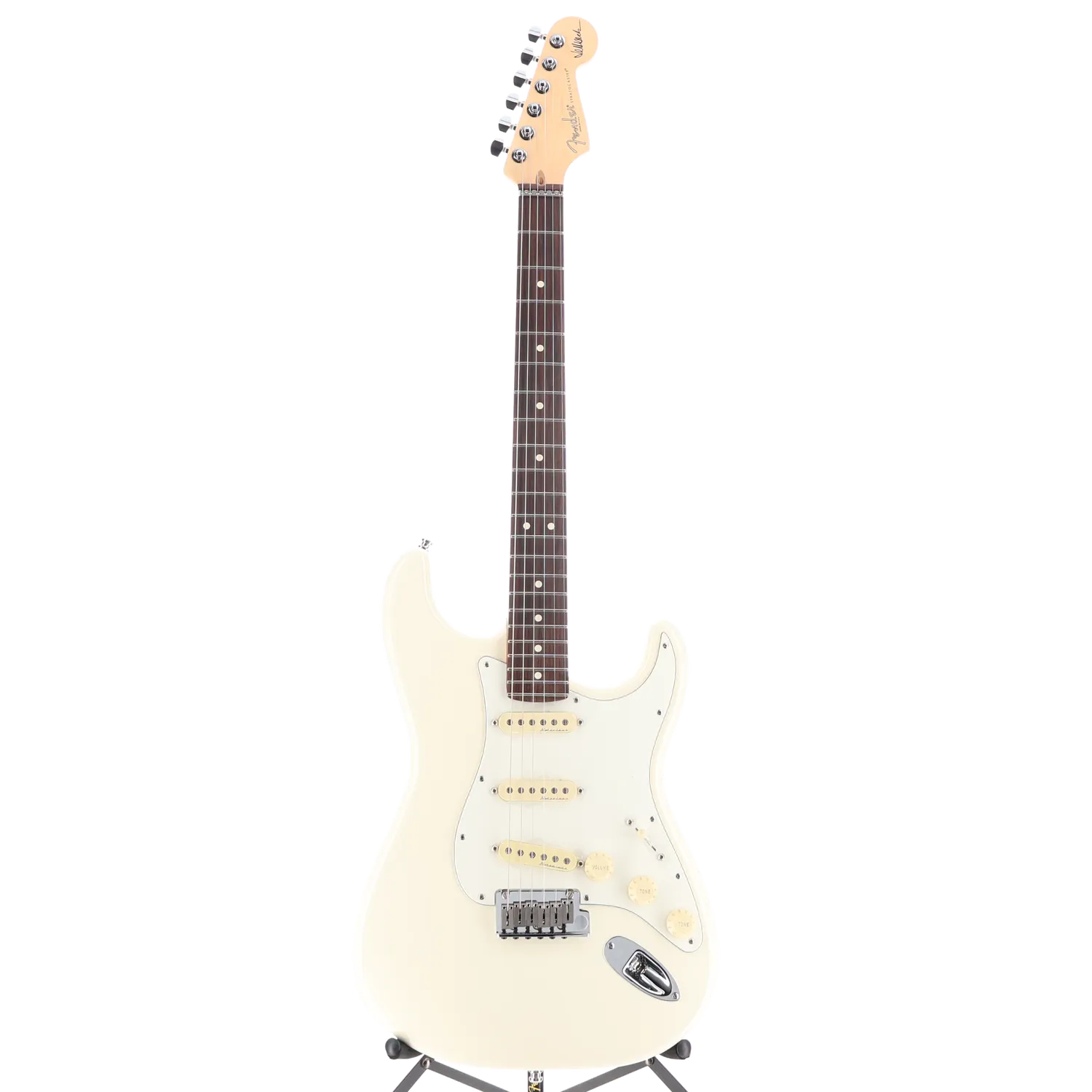 Jeff Beck Stratocaster, Rosewood Fingerboard, Olympic White (DD10) (70869)