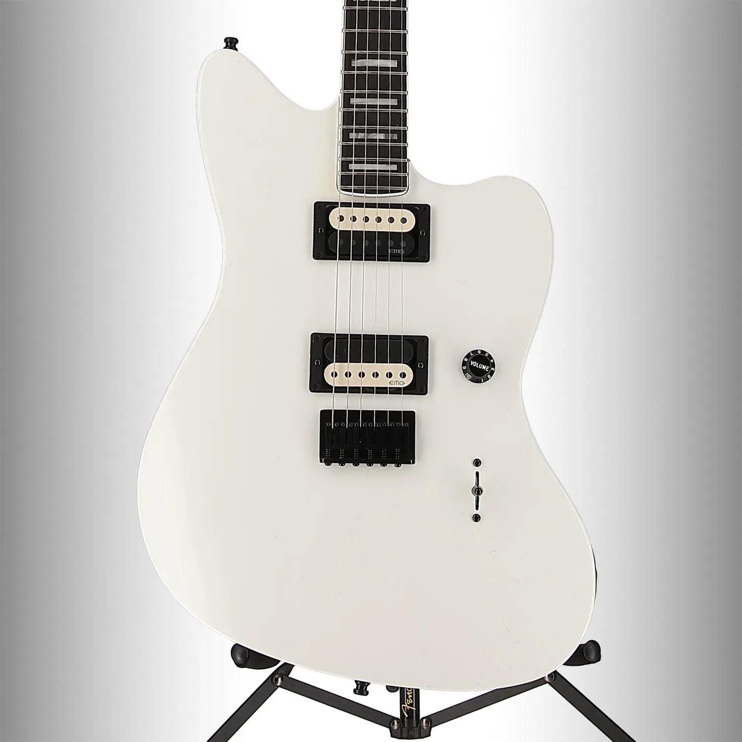 Jim Root Jazzmaster V4, Ebony Fingerboard, Flat White (J3) (29867)