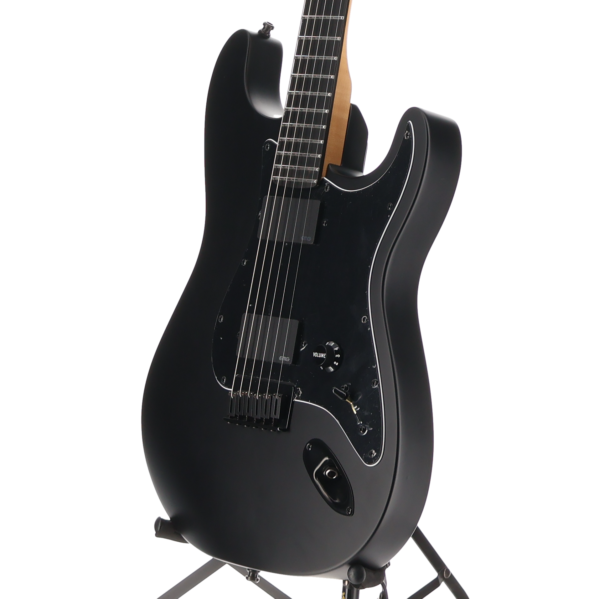 Jim Root Stratocaster, Ebony Fingerboard, Flat Black (RC3) (00192)
