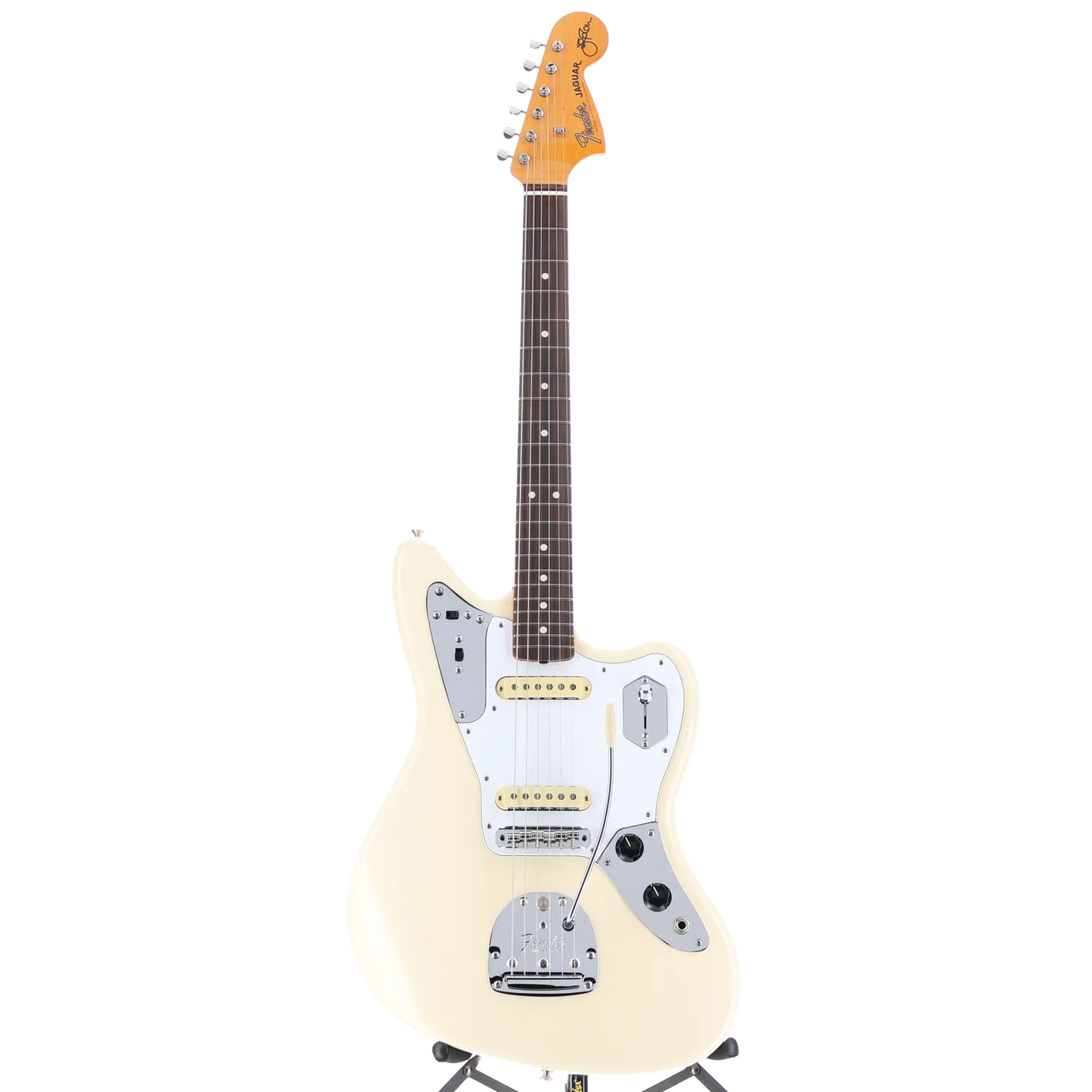 Johnny Marr Jaguar, Rosewood Fingerboard, Olympic White (RC3) (60376)