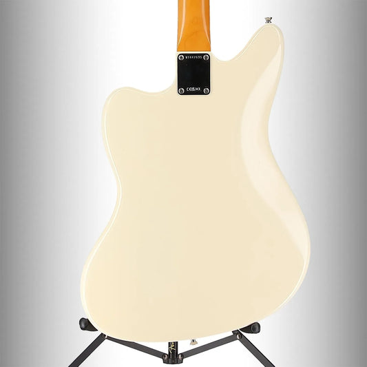 Johnny Marr Jaguar, Rosewood Fingerboard, Olympic White (V12) (47635)