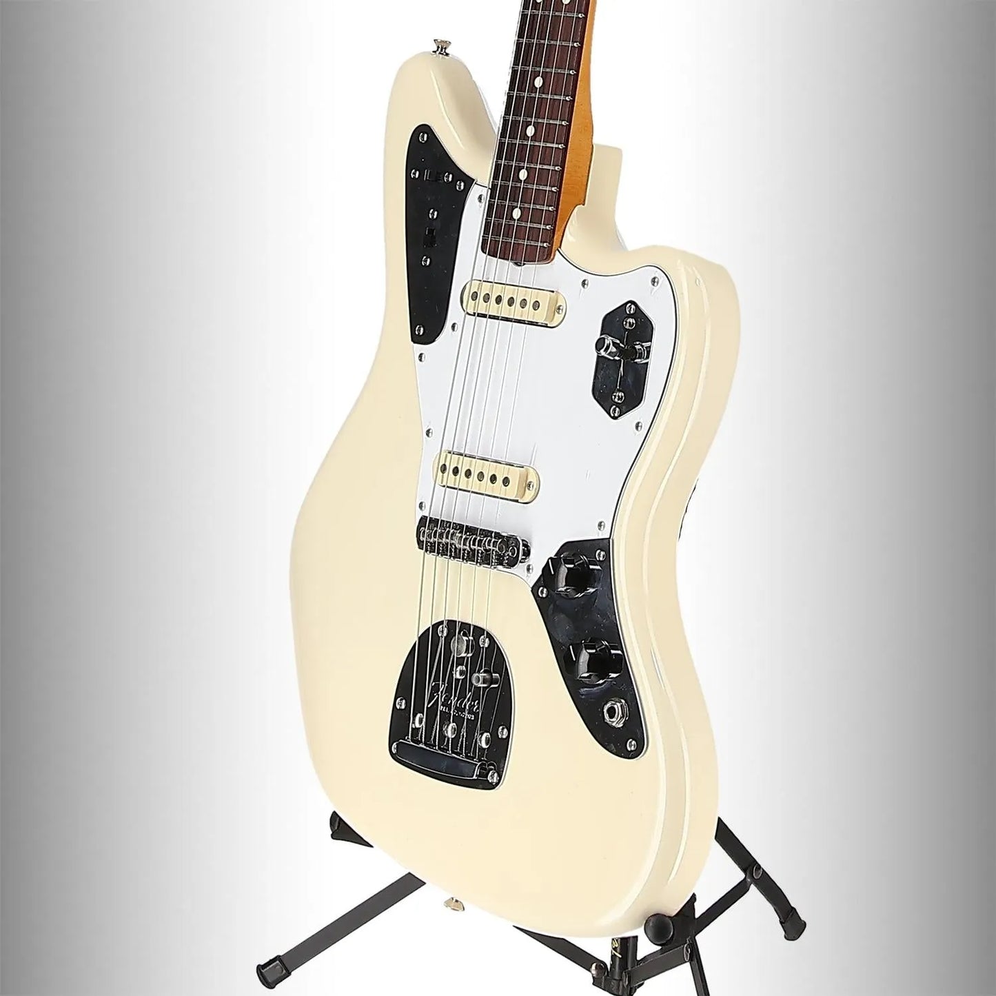 Johnny Marr Jaguar, Rosewood Fingerboard, Olympic White (V12) (47635)