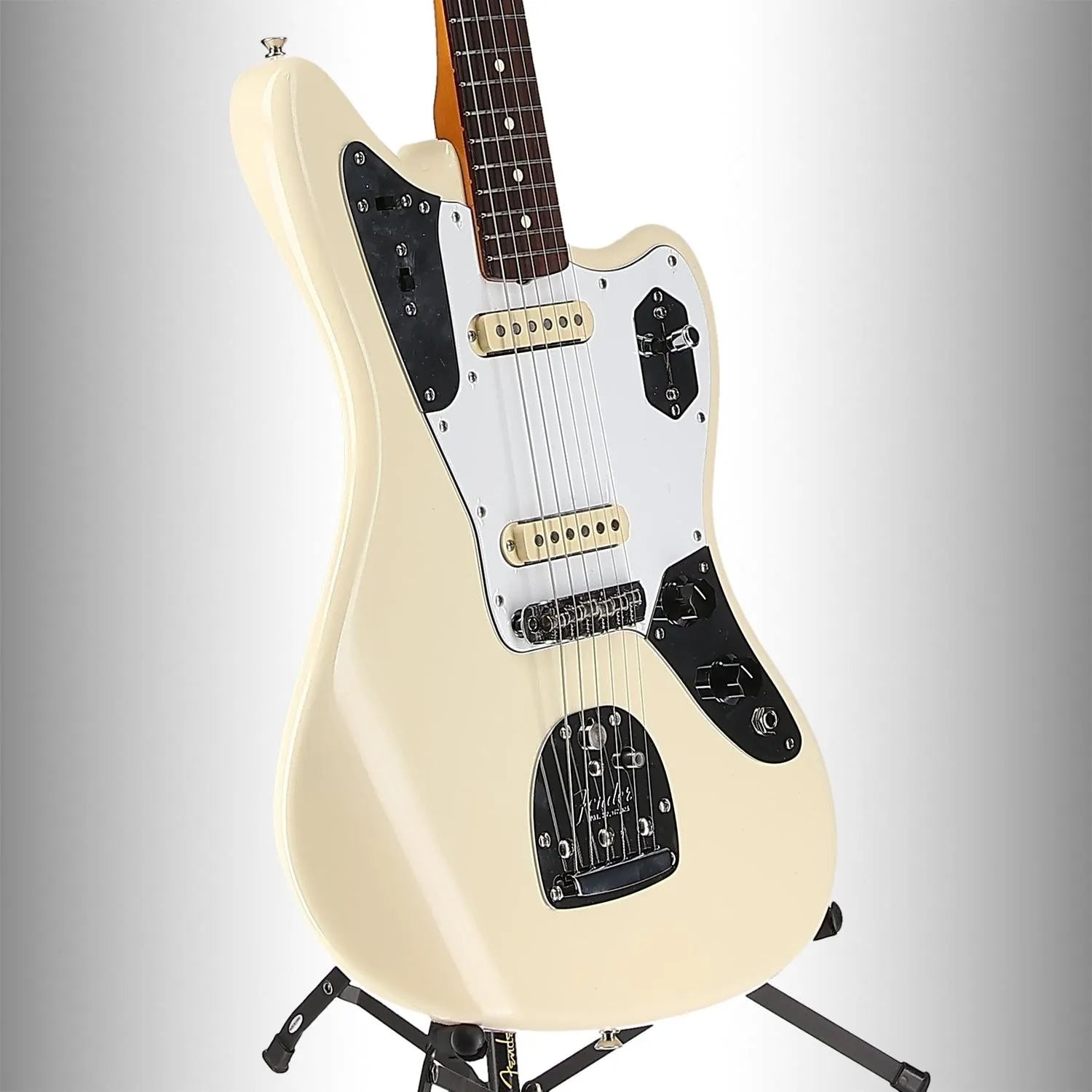 Johnny Marr Jaguar, Rosewood Fingerboard, Olympic White (V12) (47635)