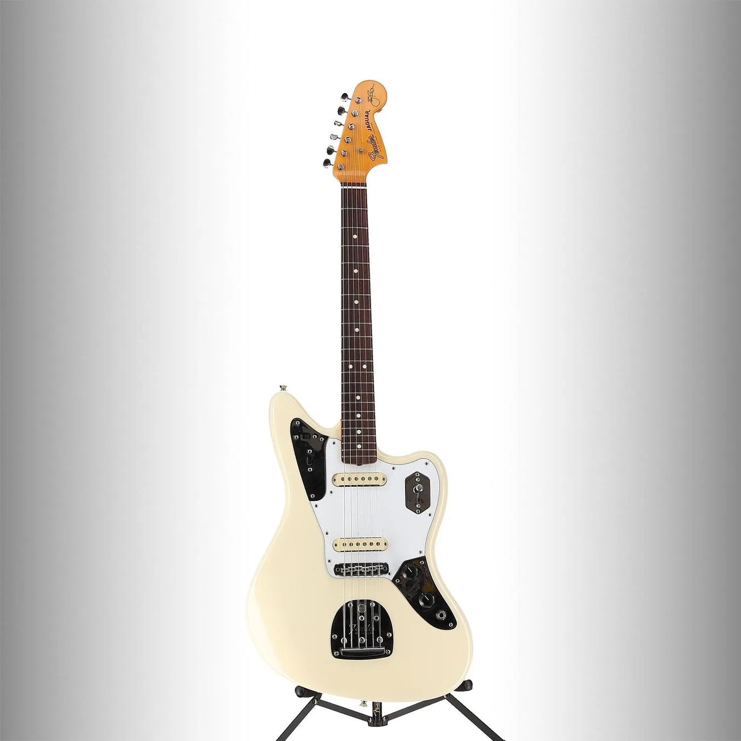 Johnny Marr Jaguar, Rosewood Fingerboard, Olympic White (V12) (47635)