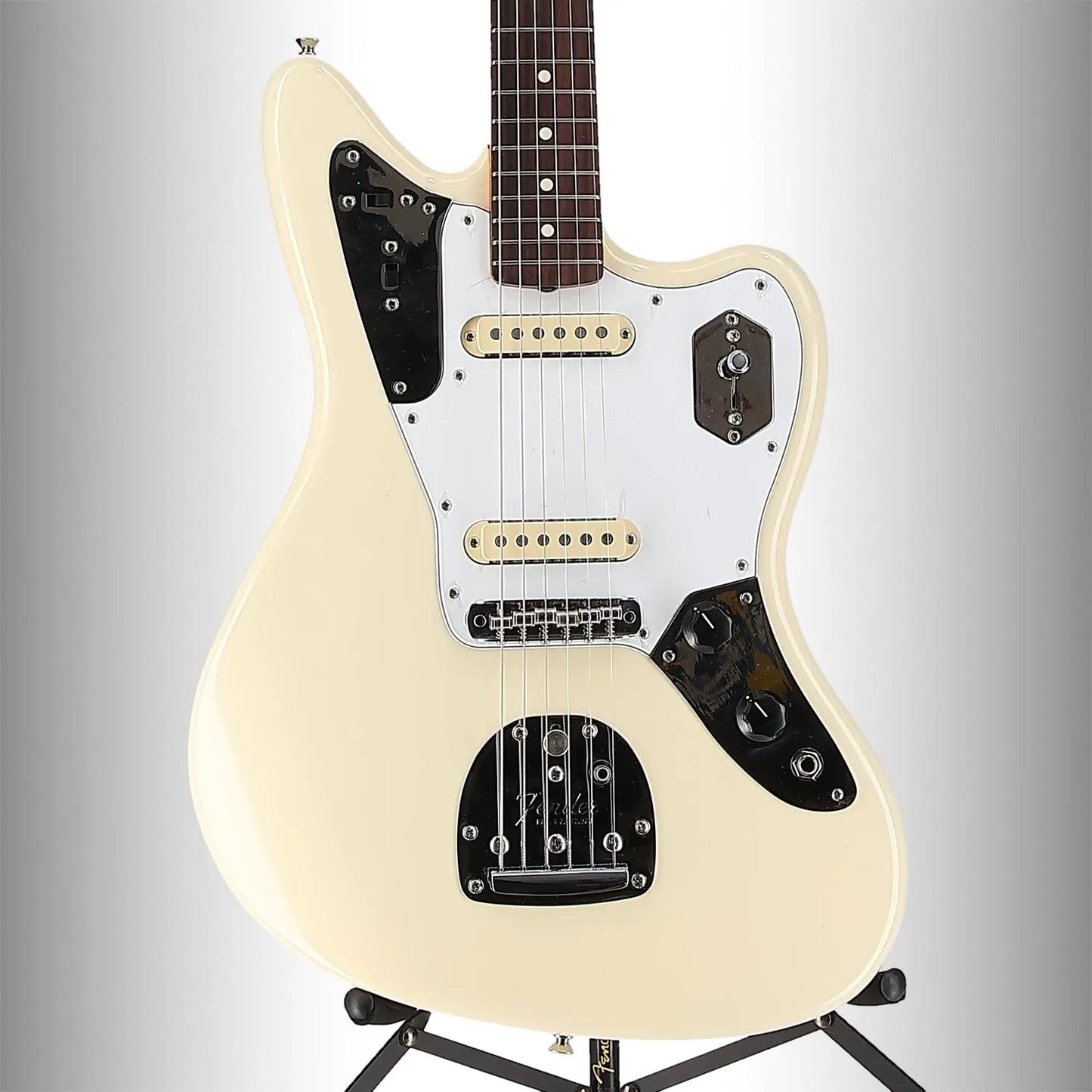 Johnny Marr Jaguar, Rosewood Fingerboard, Olympic White (V12) (47635)