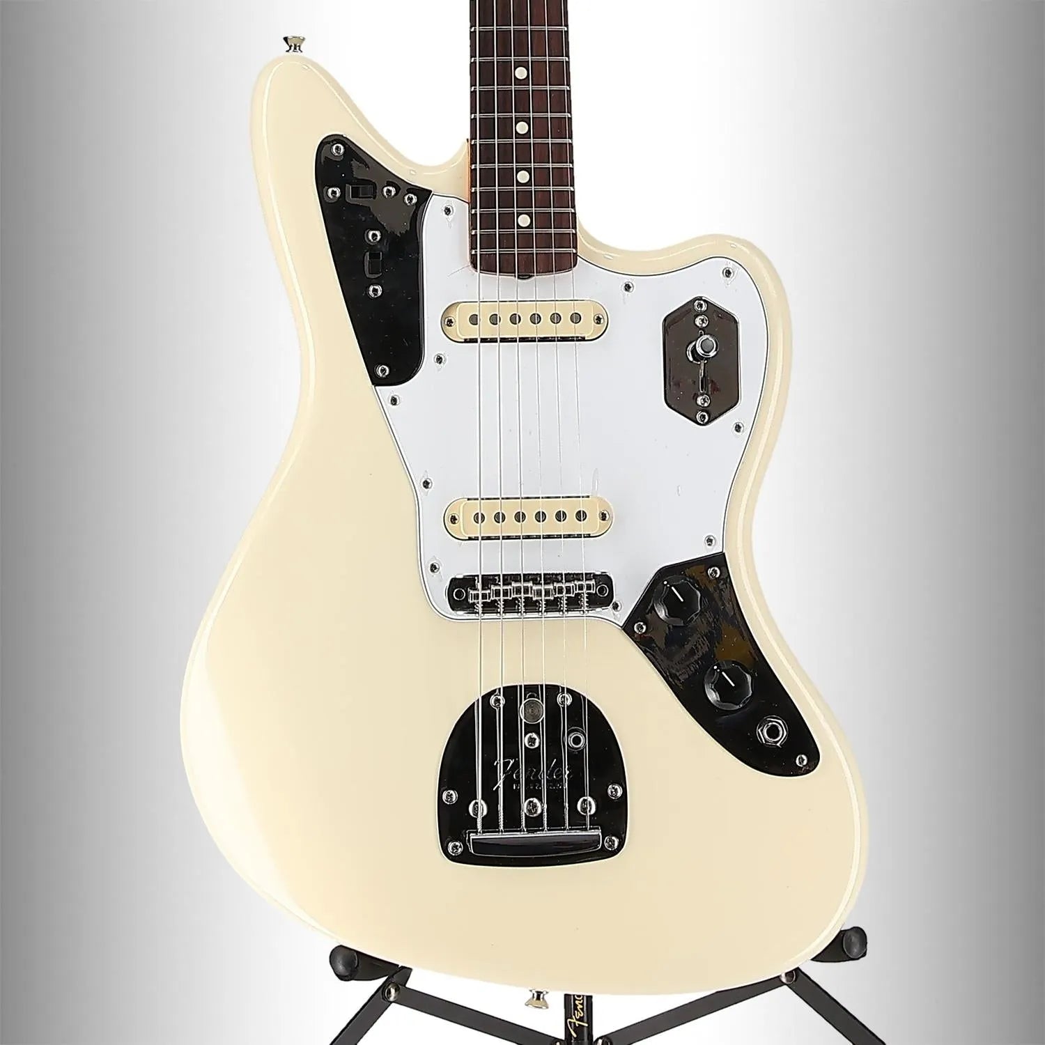 Johnny Marr Jaguar, Rosewood Fingerboard, Olympic White (V12) (47635)