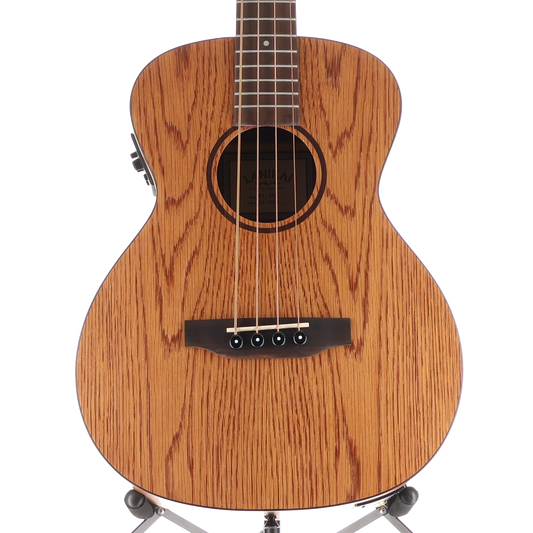 Lanikai OA-EBU Acoustic Electric Bass Natural Oak, Plays Great (I10)(11912) (11912)