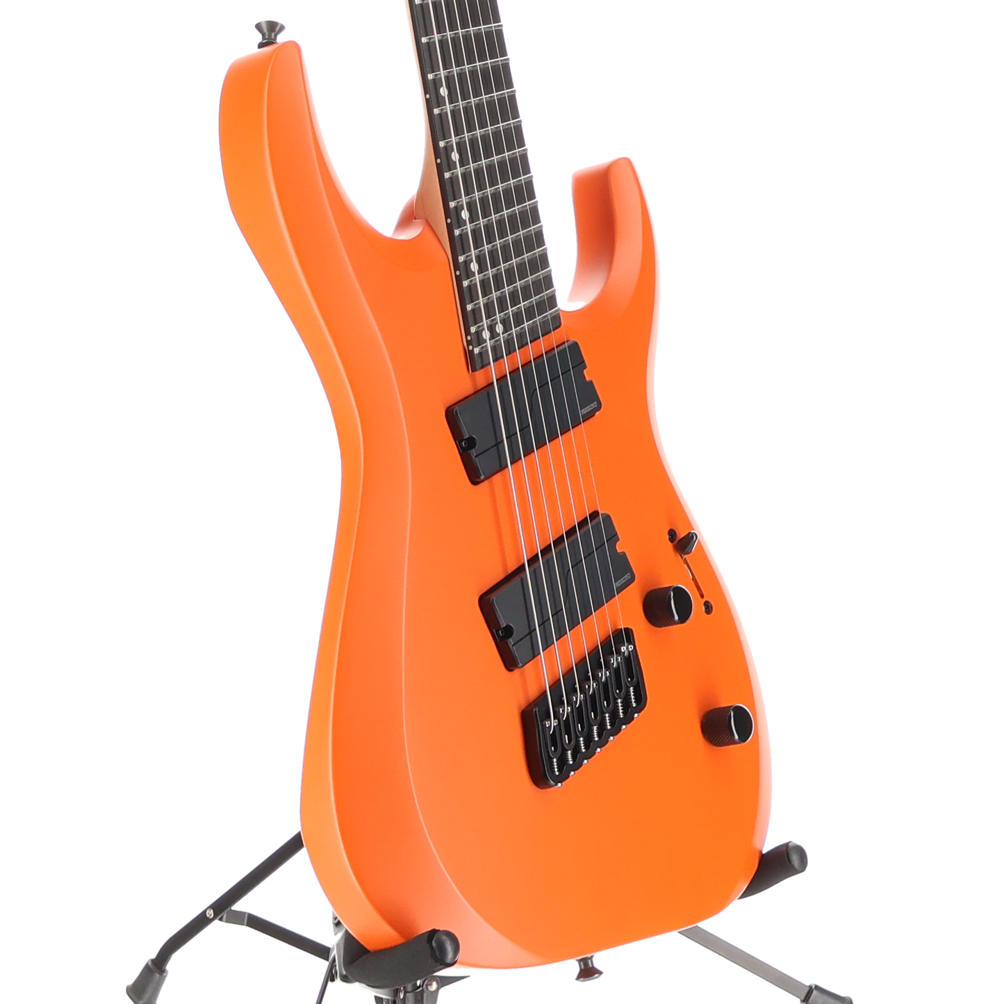 Jackson Pro Plus Series DK Modern HT7 MS, Ebony Fingerboard, Satin Orange Crush (P) (00602)