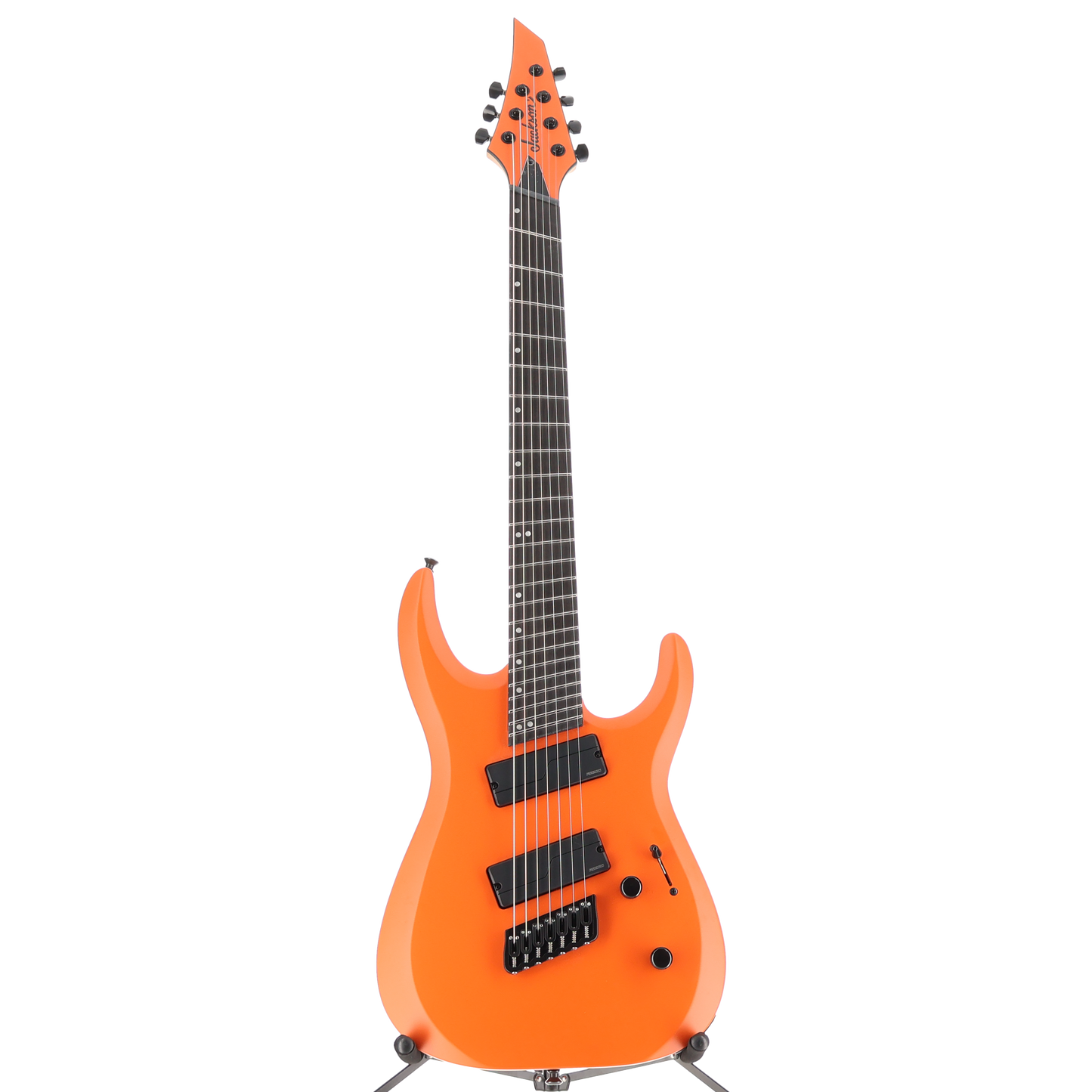 Jackson Pro Plus Series DK Modern HT7 MS, Ebony Fingerboard, Satin Orange Crush (AA12) (00609)